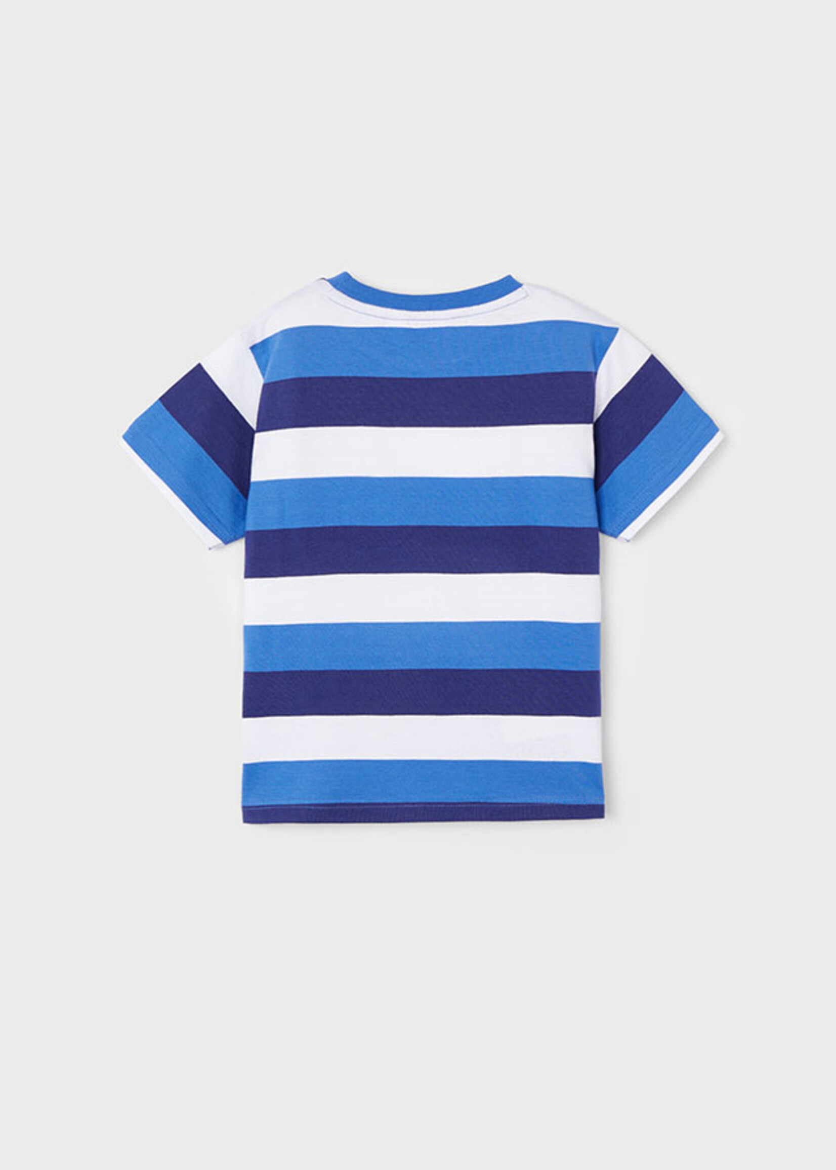 Mayoral Mini Boy             3019 Stripes s/s t-shirt           Riviera