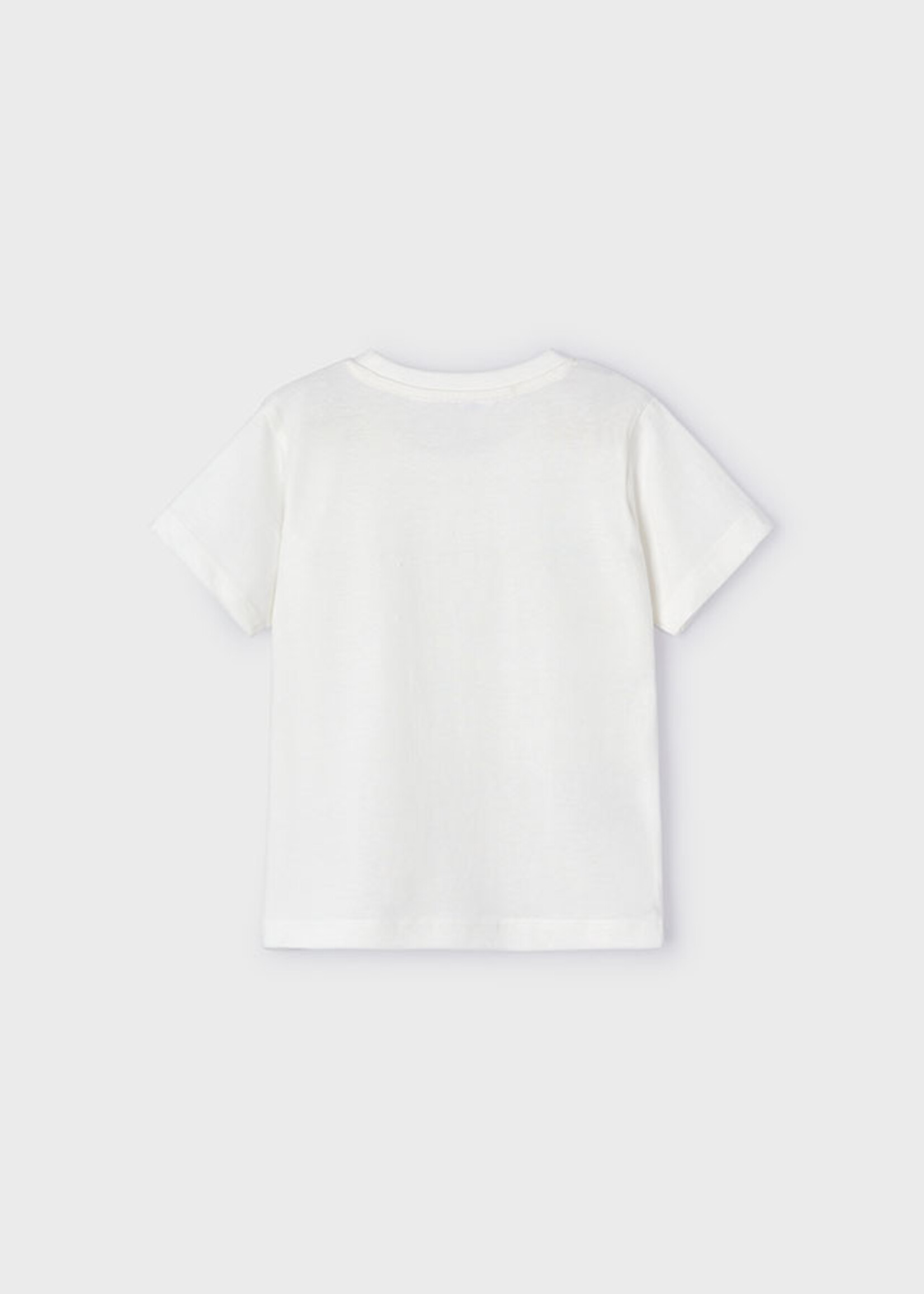 Mayoral Mini Boy             3020 S/s t-shirt                   Cream