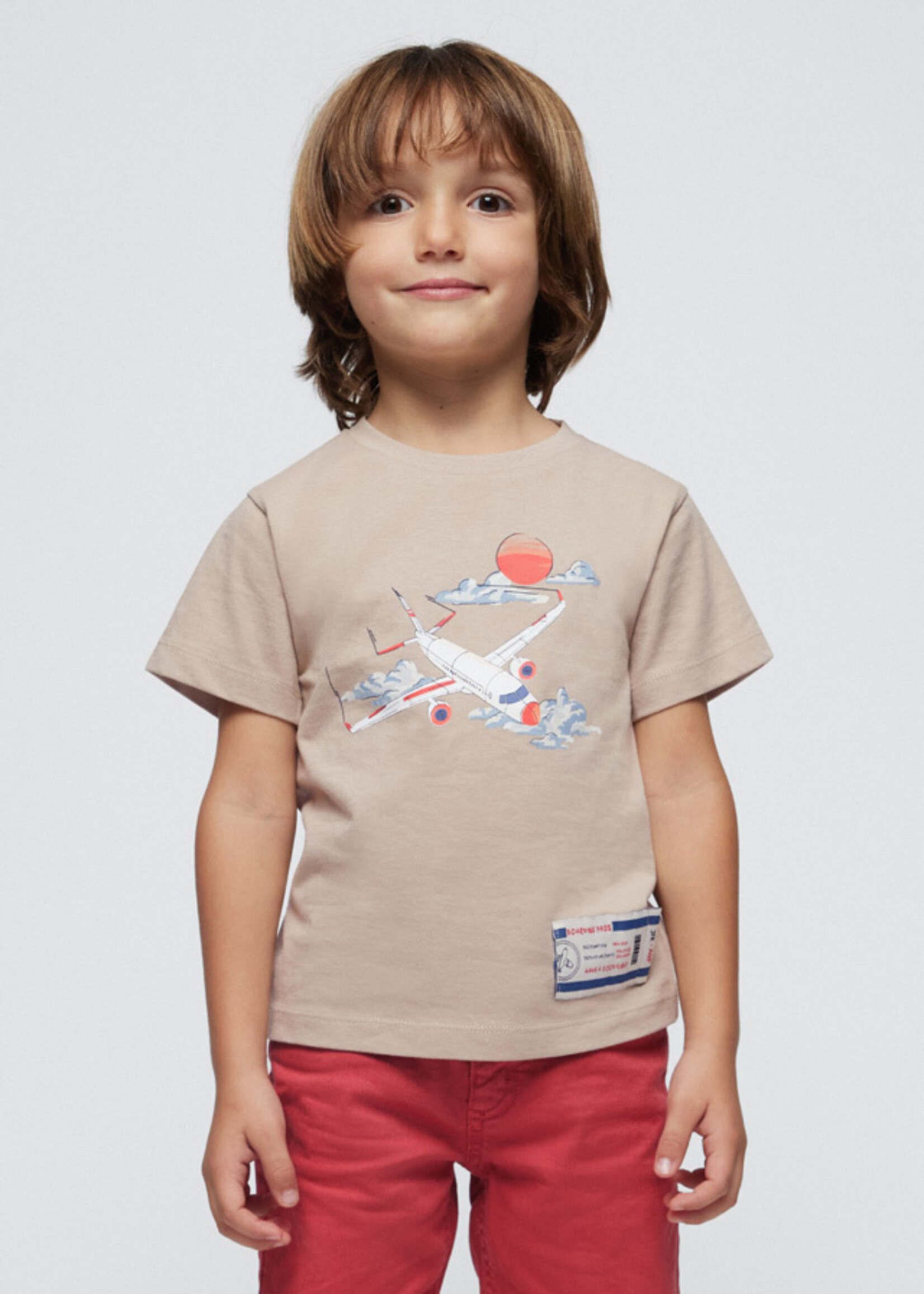 Mayoral Mini Boy             3020 S/s t-shirt                   Sesame