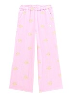 Guess J4GB05 BONDED GAUZE LONG PANTS PINKY FLOWER MULTI