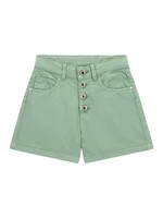 Guess J4GD09 TWILL SHORTS EXPOSED BUTTON SALVIAS GREEN