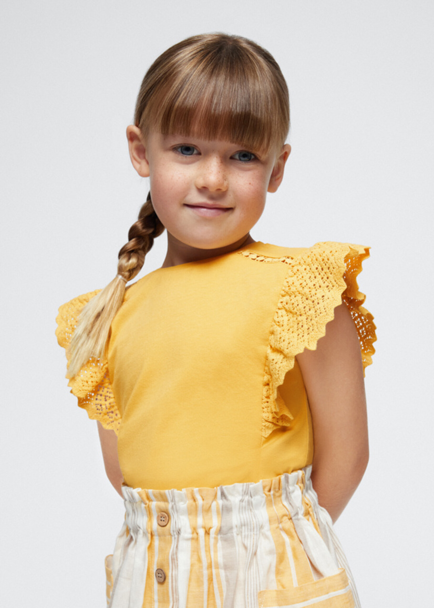 Mayoral Mini Girl            3082 S/s t-shirt                   Honey