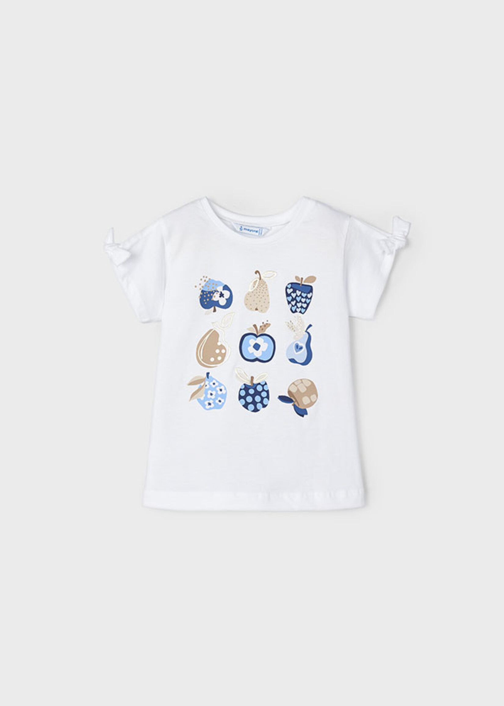 Mayoral Mini Girl            3084 S/s t-shirt                   white