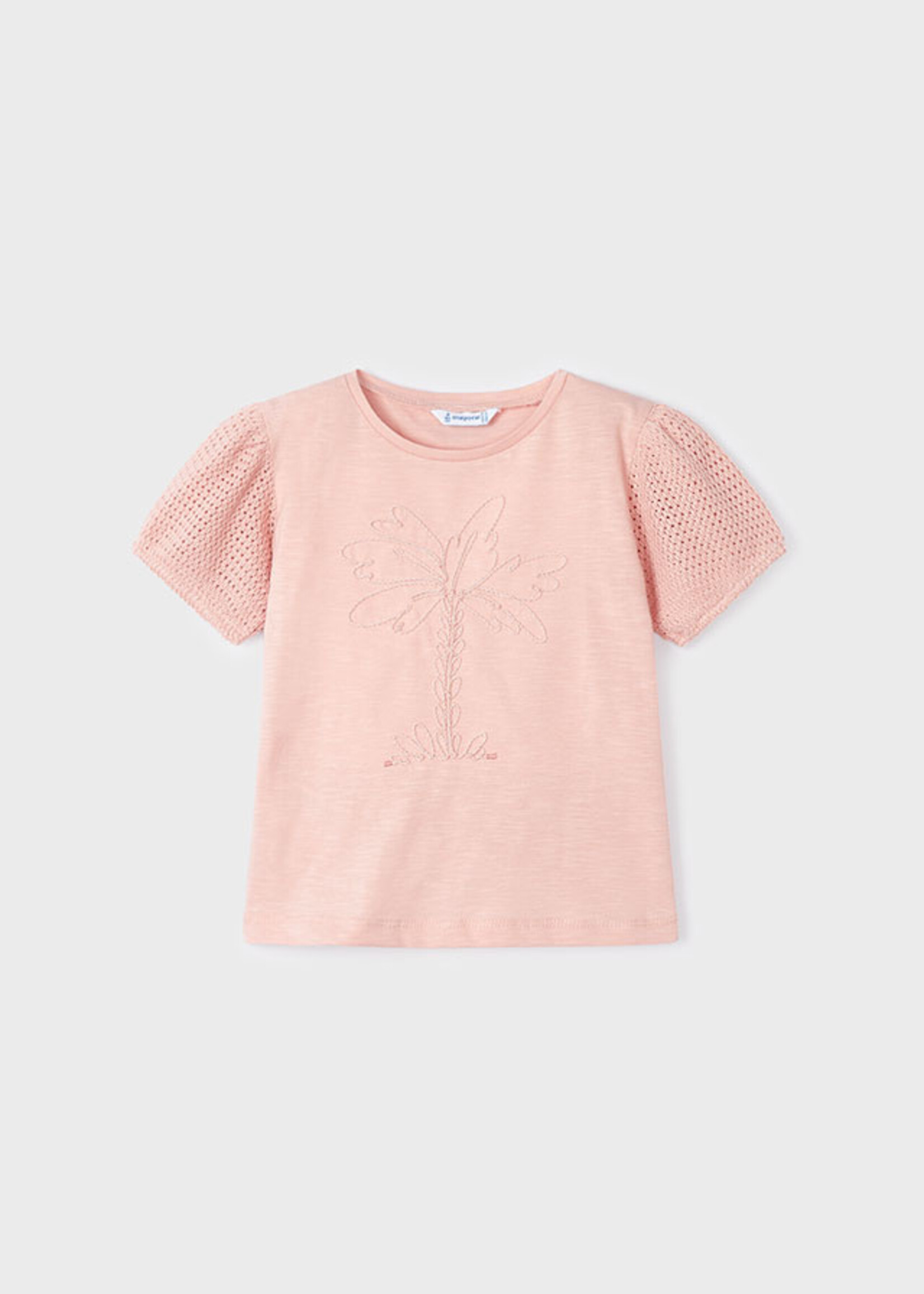 Mayoral Mini Girl            3085 S/s t-shirt                   Blush
