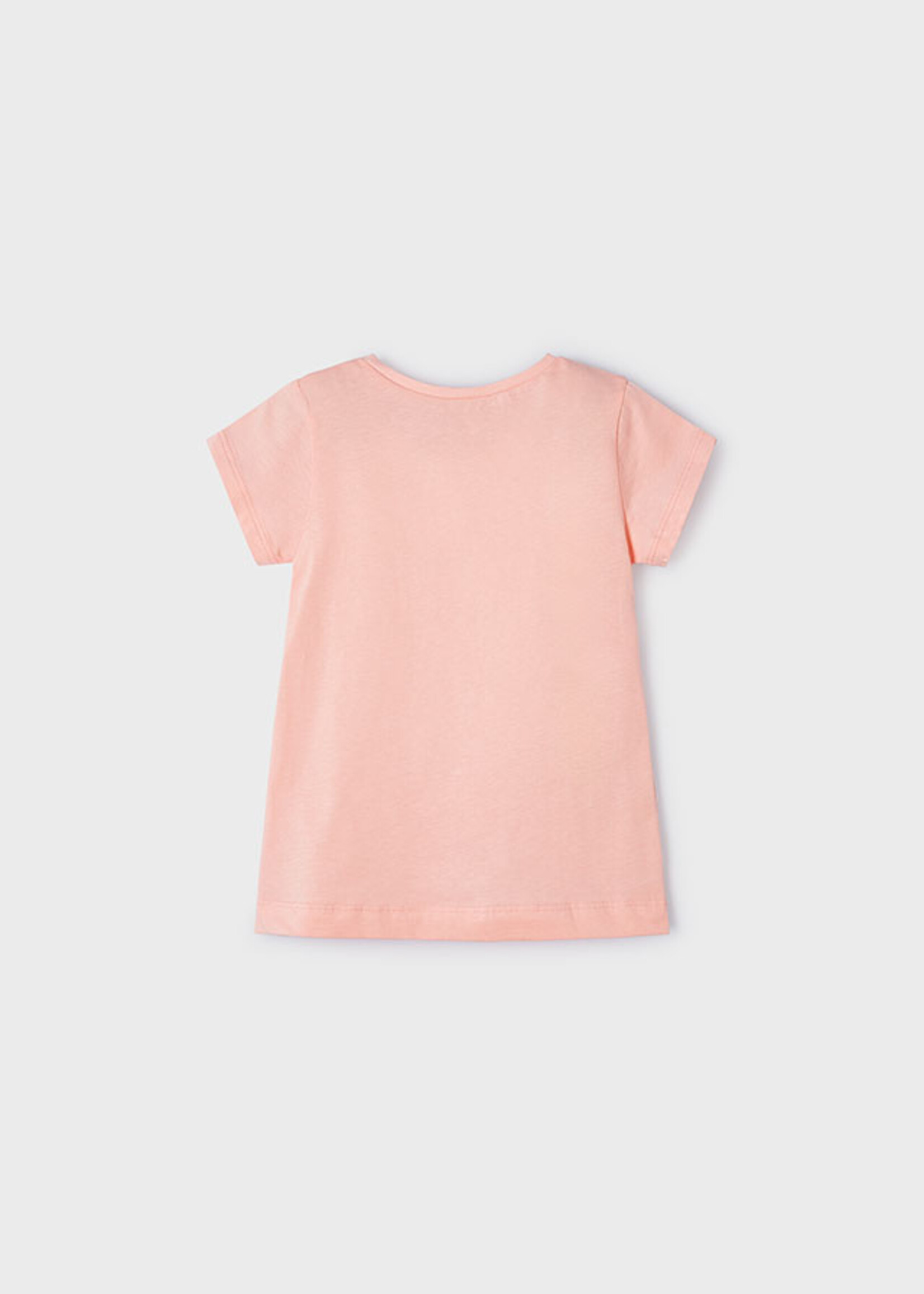 Mayoral Mini Girl            3090 S/s t-shirt                   Salmon