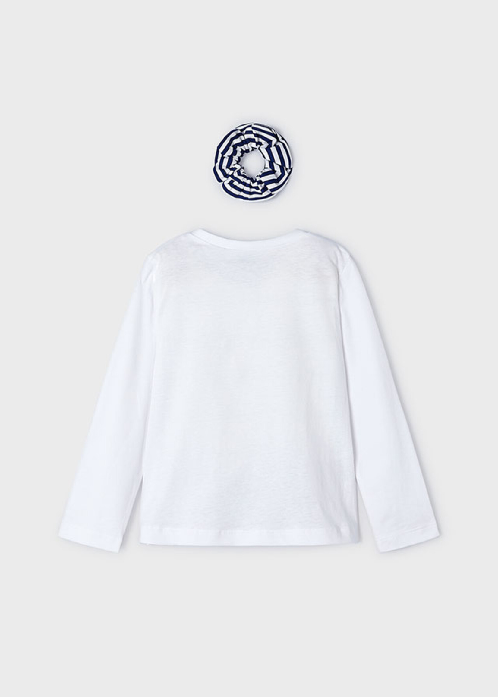 Mayoral Mini Girl            3092 L/s t-shirt                   white