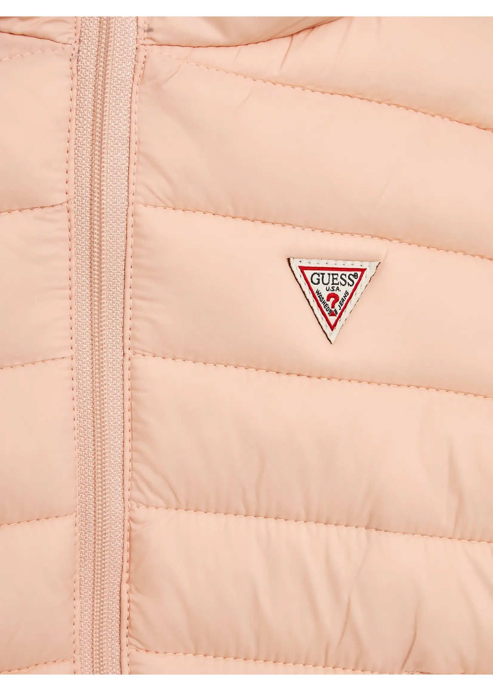 Guess UNISEX PADDED LS JACKET_CORE H93T00 SUMMER LIGHT PINK