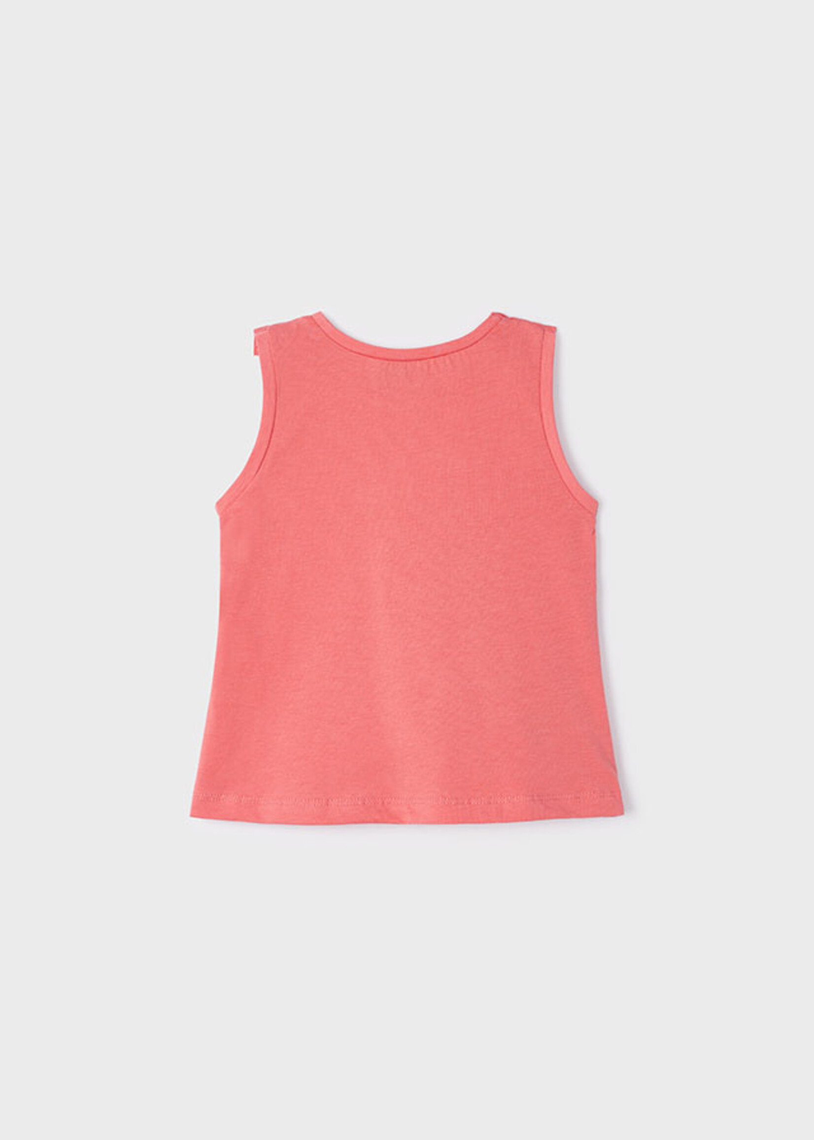 Mayoral Mini Girl            3097 Strap t-shirt                 Flamingo