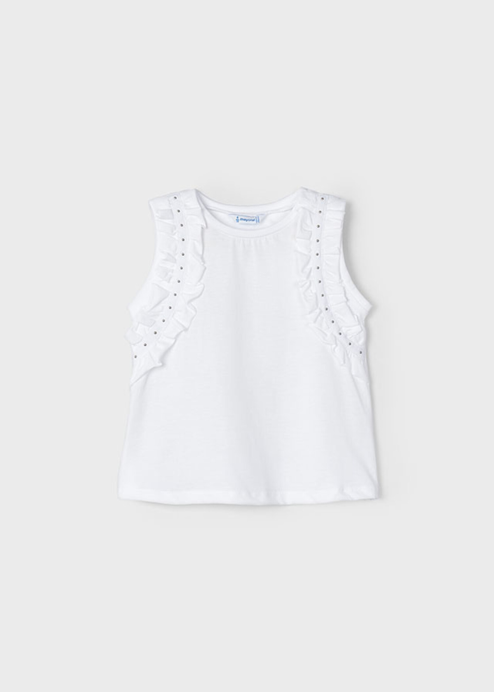 Mayoral Mini Girl            3097 Strap t-shirt                 White