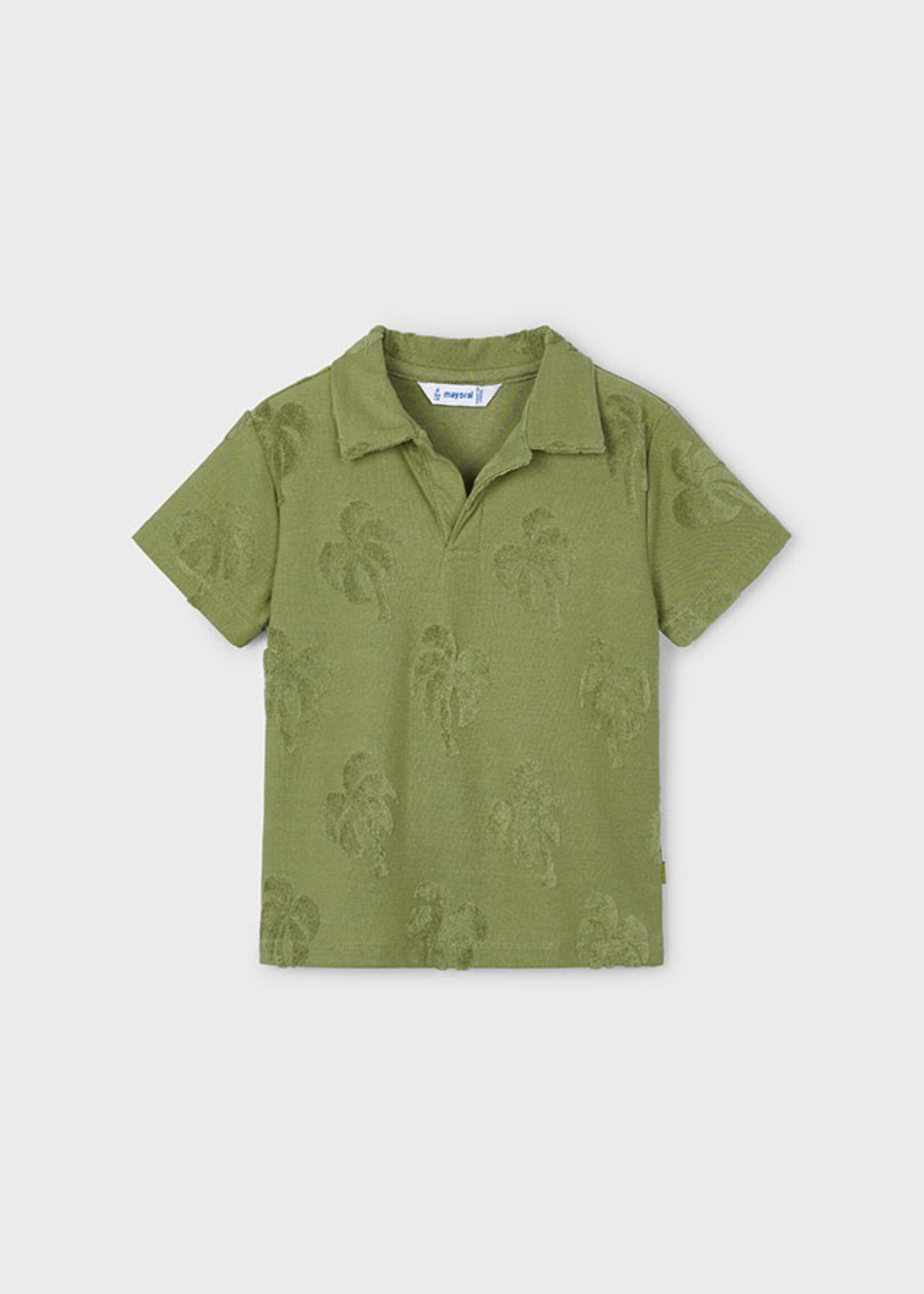 Mayoral Mini Boy             3105 S/s polo                      Iguana grn