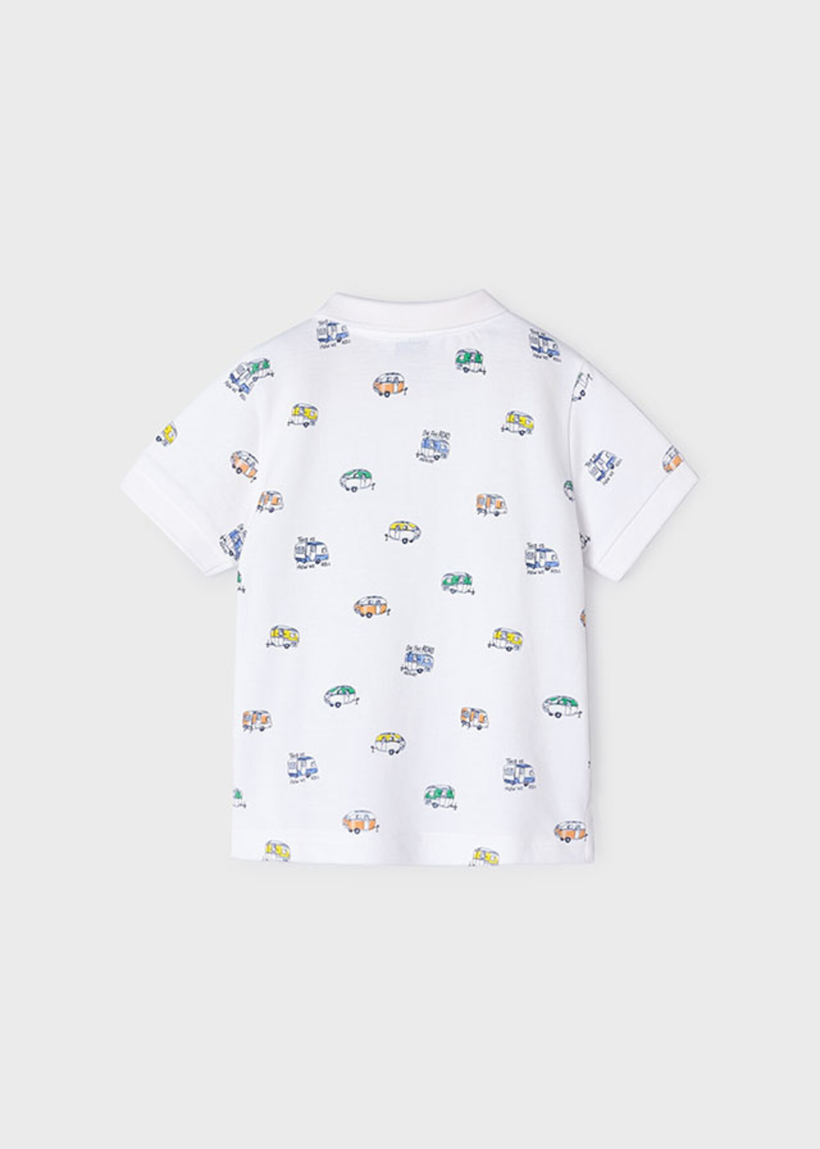 Mayoral Mini Boy             3107 S/s polo                      White