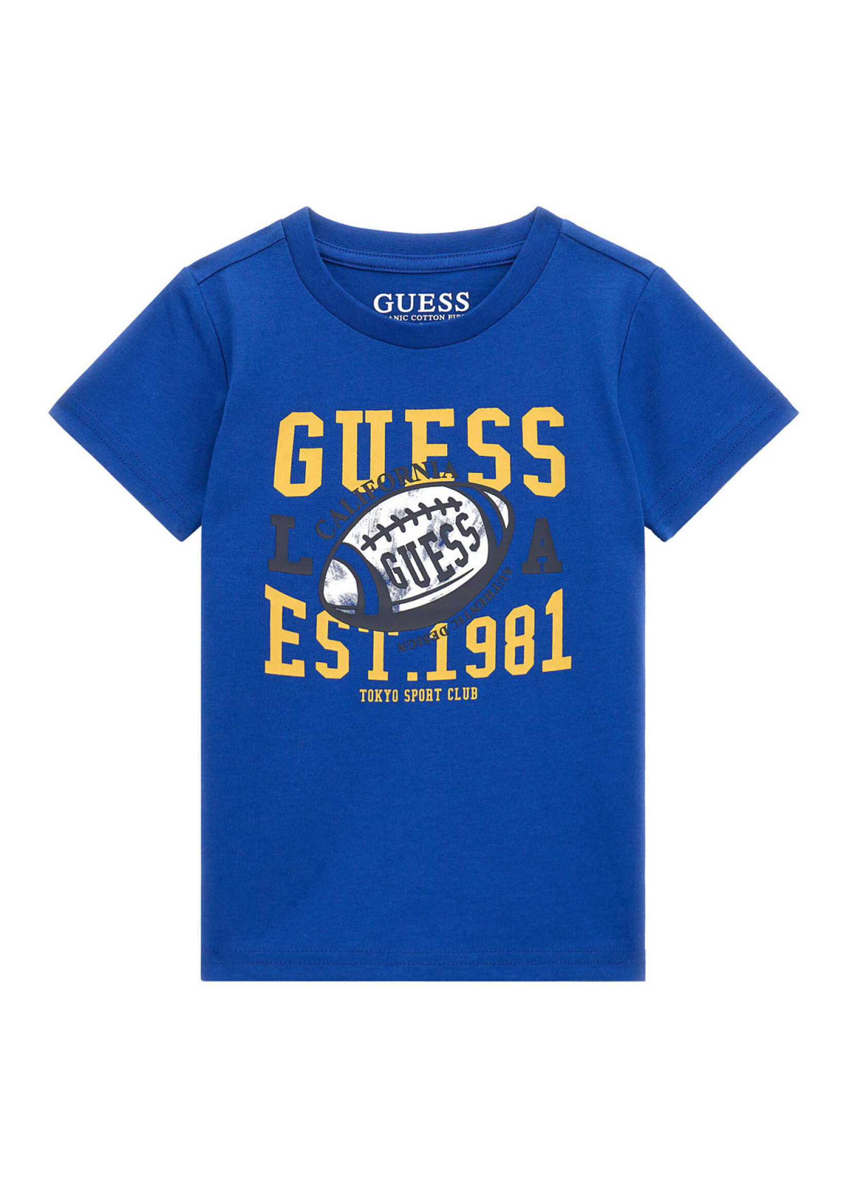 Guess SS T-SHIRT N4RI09 BLUE MAYA