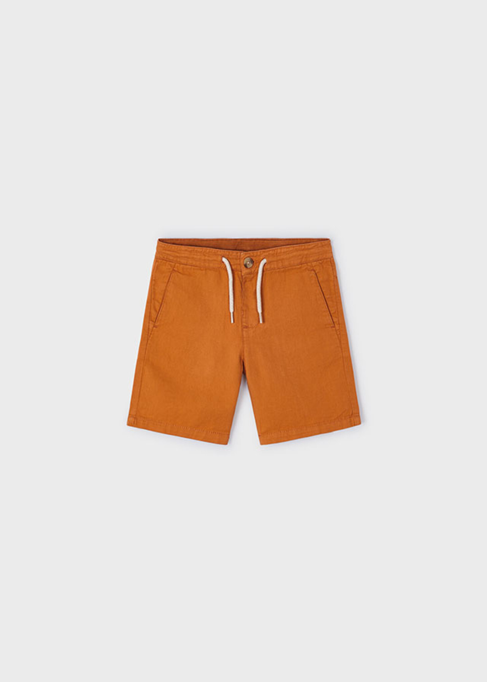 Mayoral Mini Boy             3249 Linen shorts                  Paprika