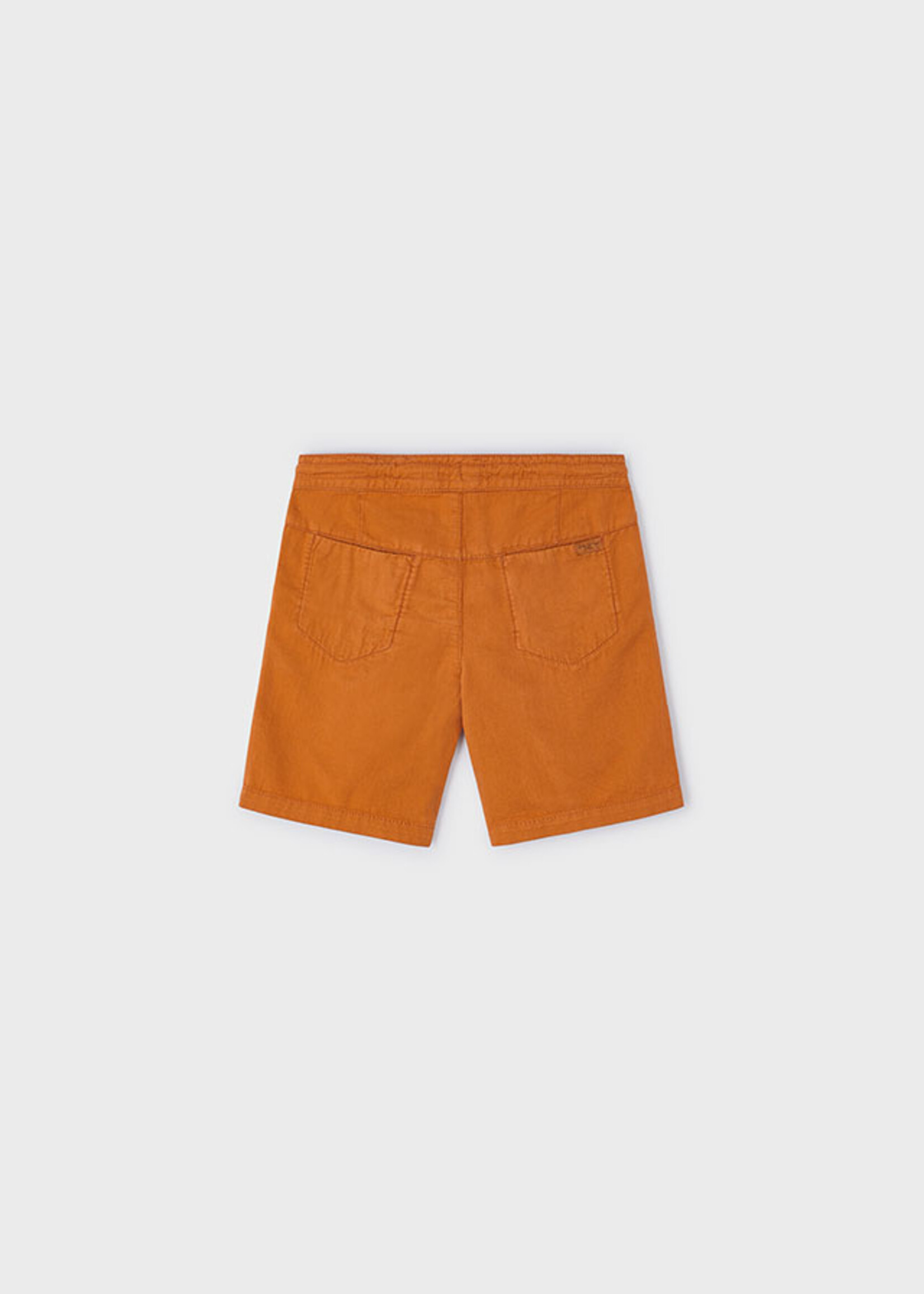 Mayoral Mini Boy             3249 Linen shorts                  Paprika