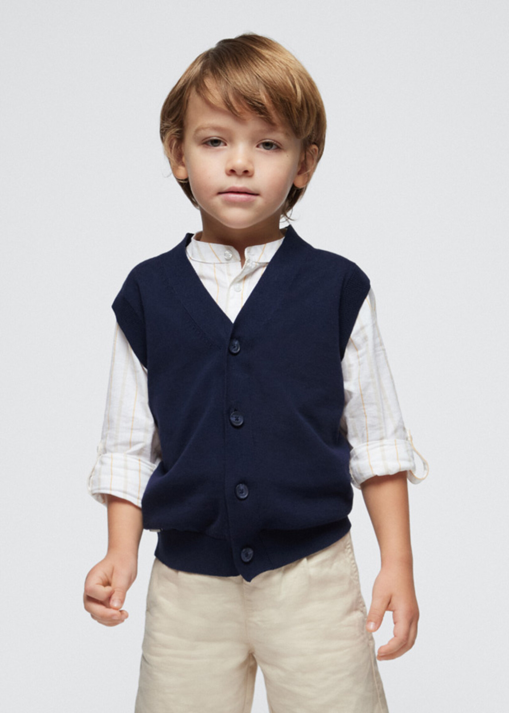 Mayoral Mini Boy             3358 Knitting vest                 Navy