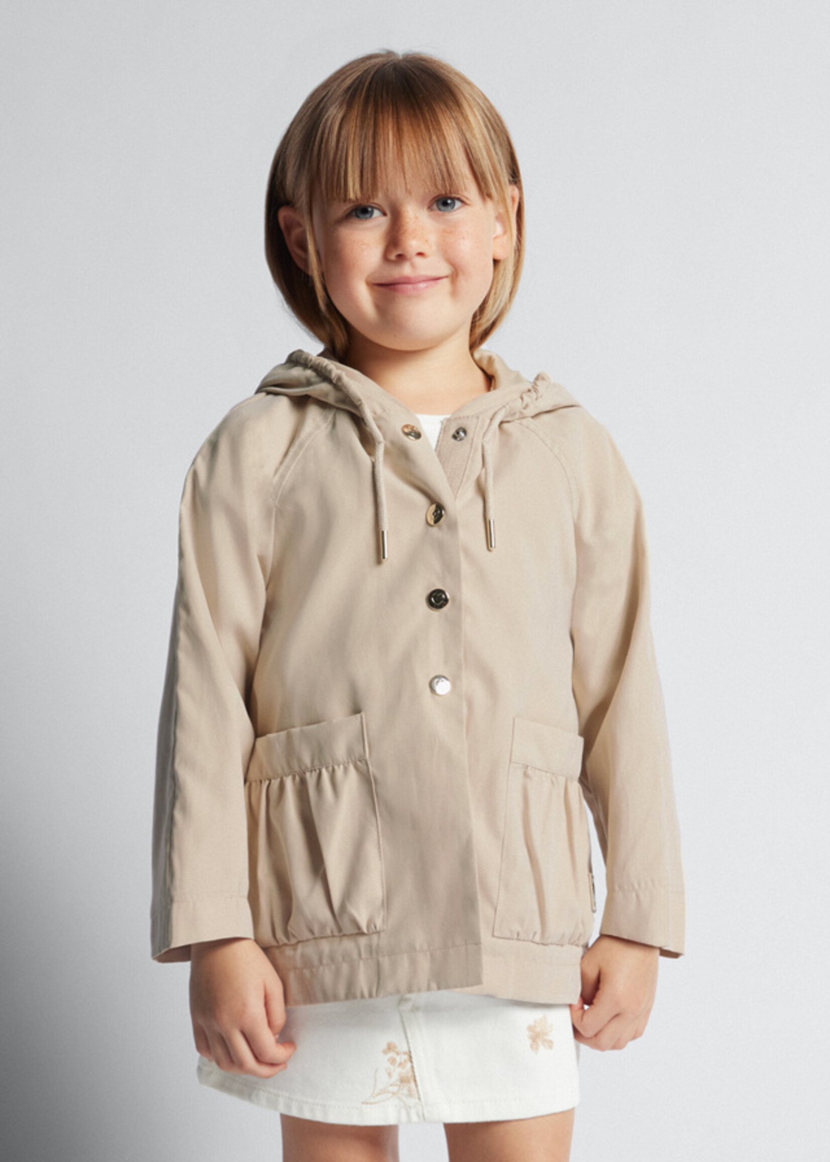 Mayoral Mini Girl            3479 Windbreaker                   Sesame