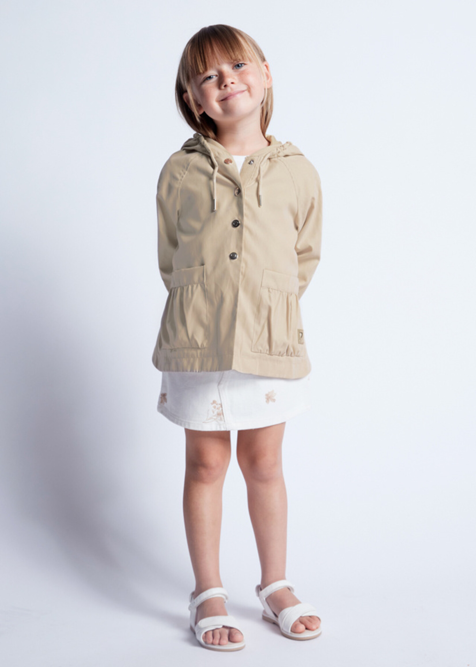 Mayoral Mini Girl            3479 Windbreaker                   Sesame