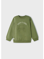 Mayoral Mini Boy             3481 Pullover embossed print       Iguana grn