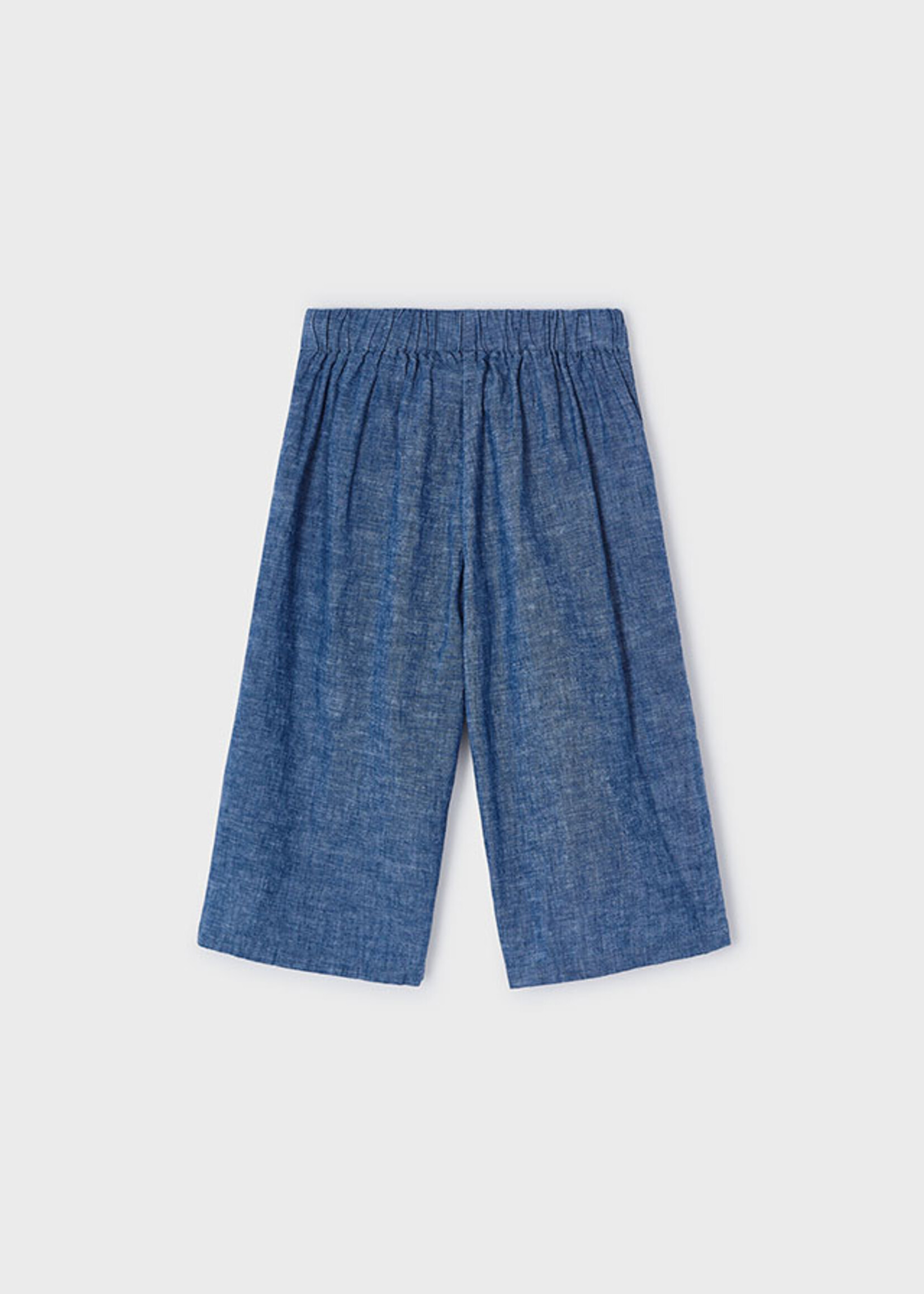 Mayoral Mini Girl            3532 Linen pants                   Blue