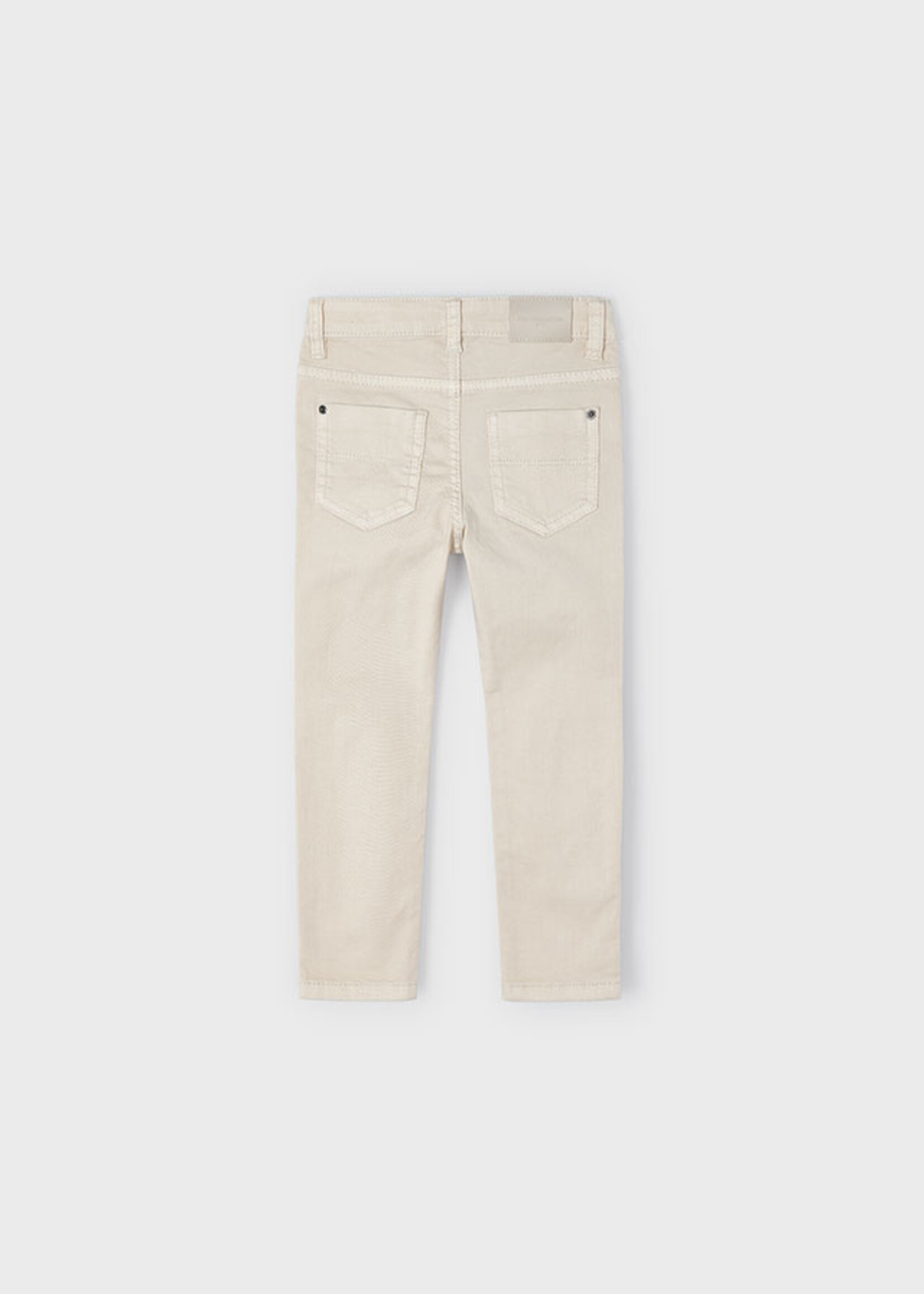 Mayoral Mini Boy             3550 Twill skinny fit pants        Hummus