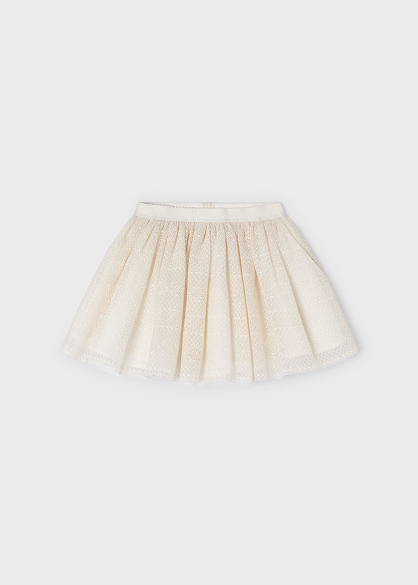 Mayoral Mini Girl            3901 Tul skirt                     Almond