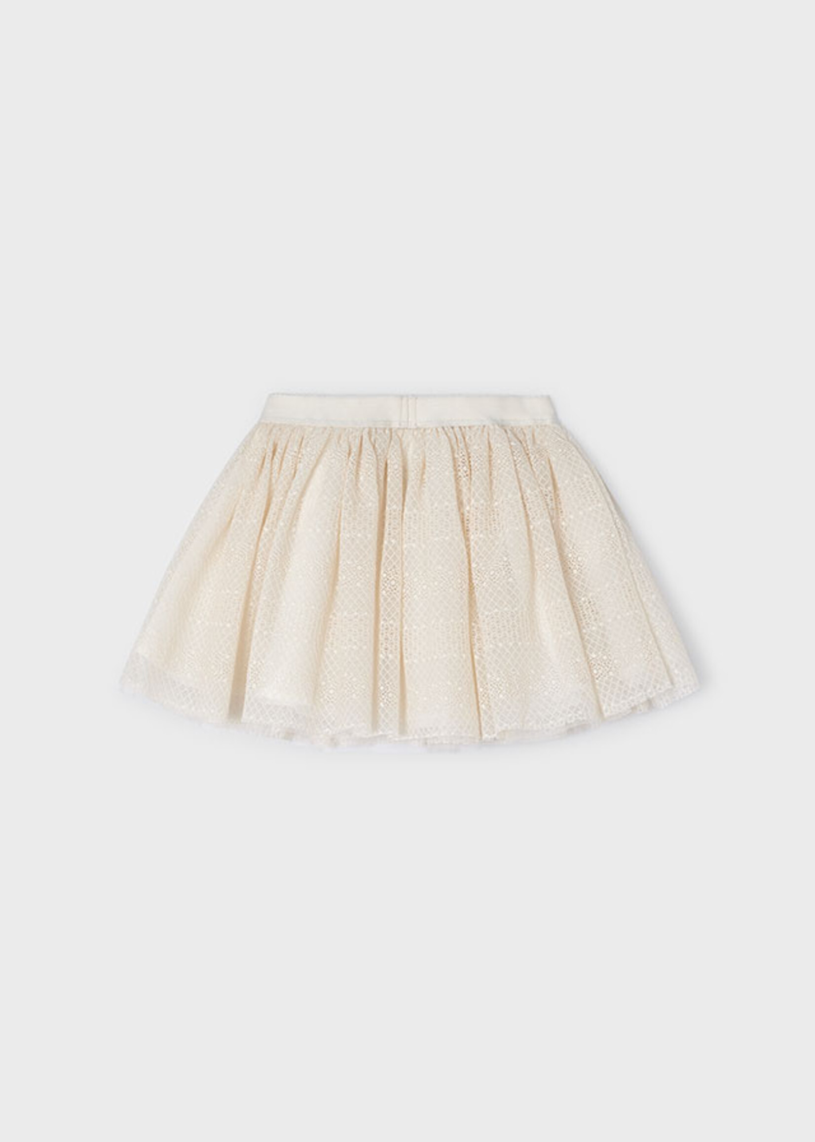 Mayoral Mini Girl            3901 Tul skirt                     Almond