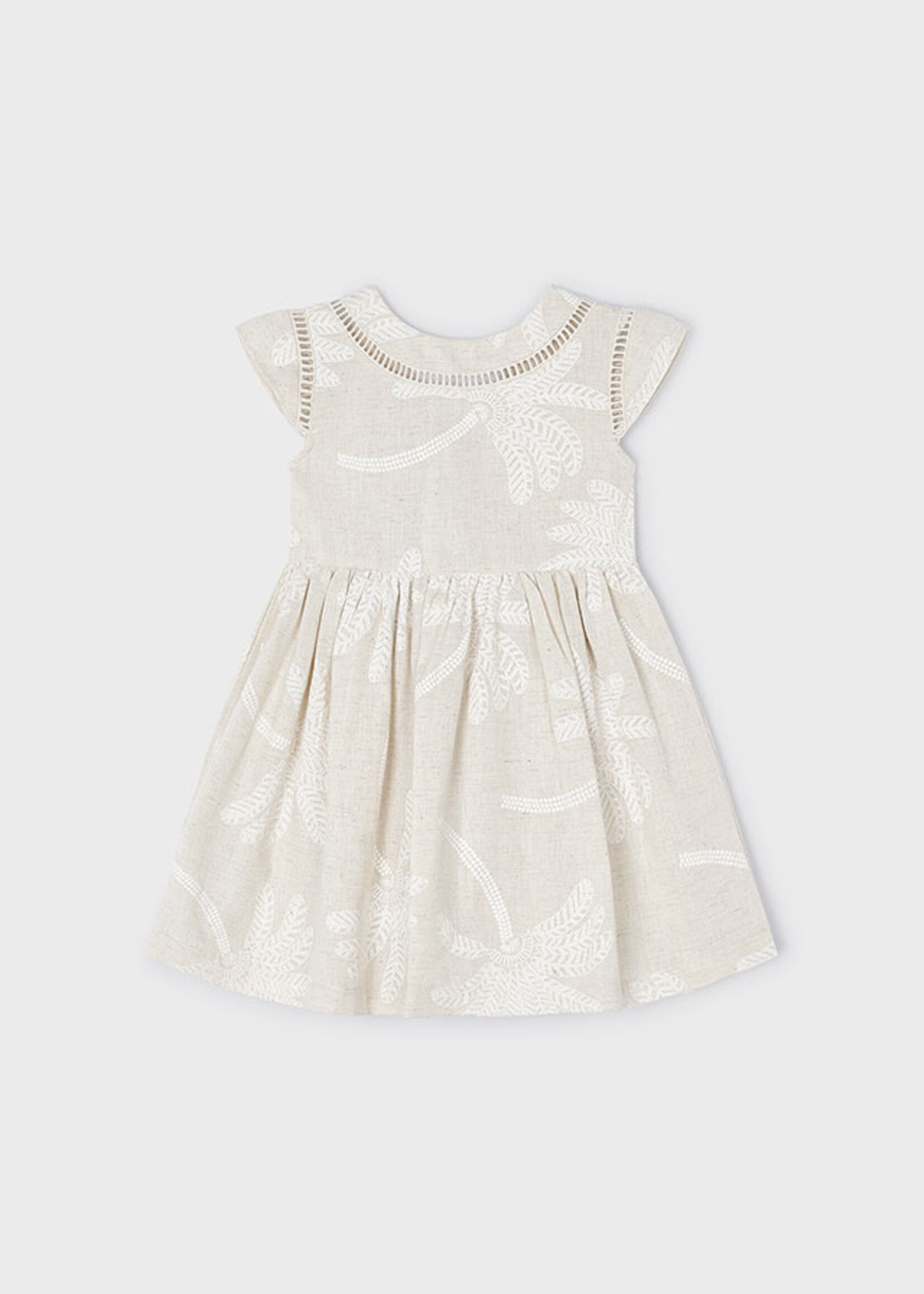 Mayoral Mini Girl            3934 Dress                         Linen-natu