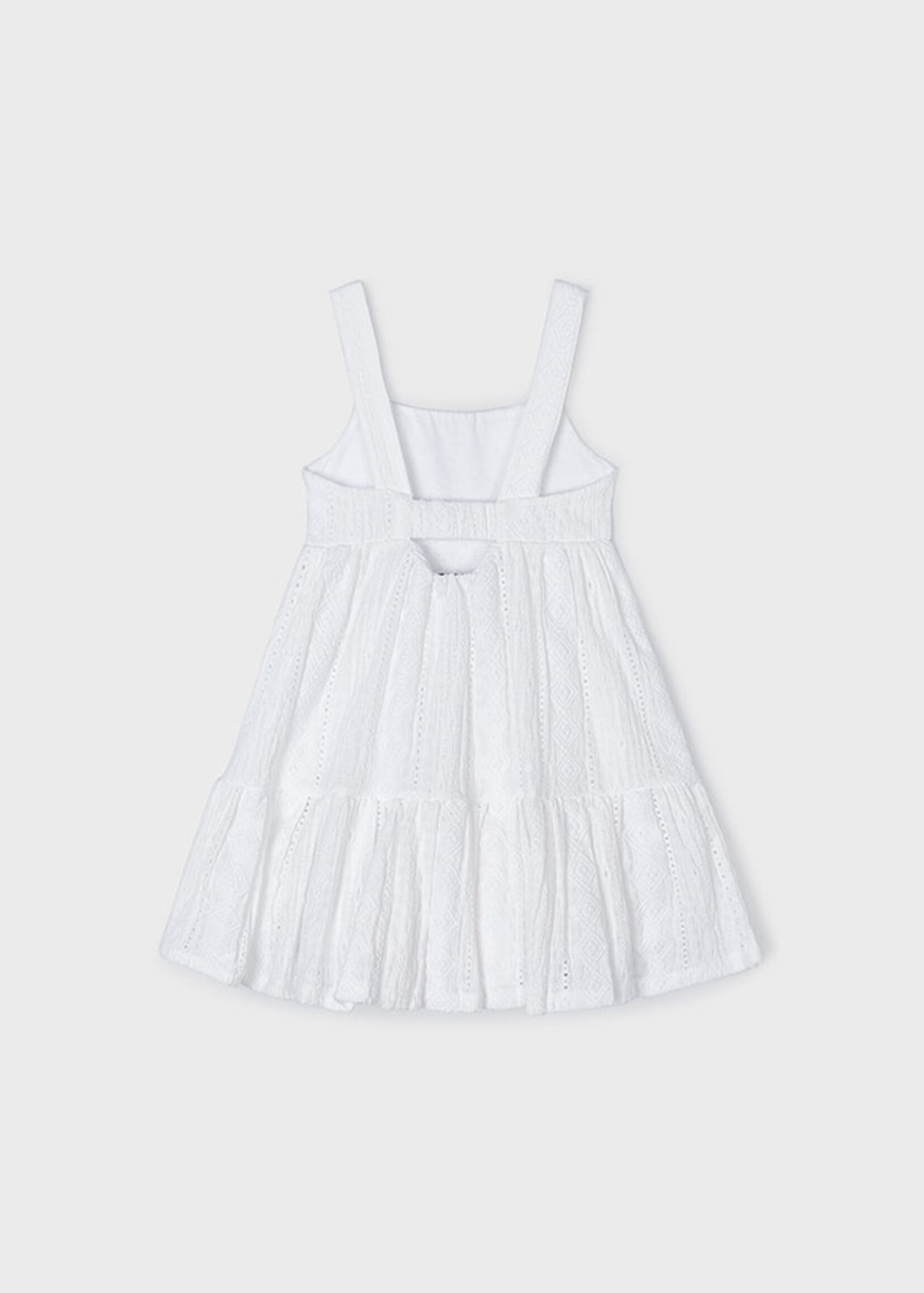 Mayoral Mini Girl            3950 Dress                         White