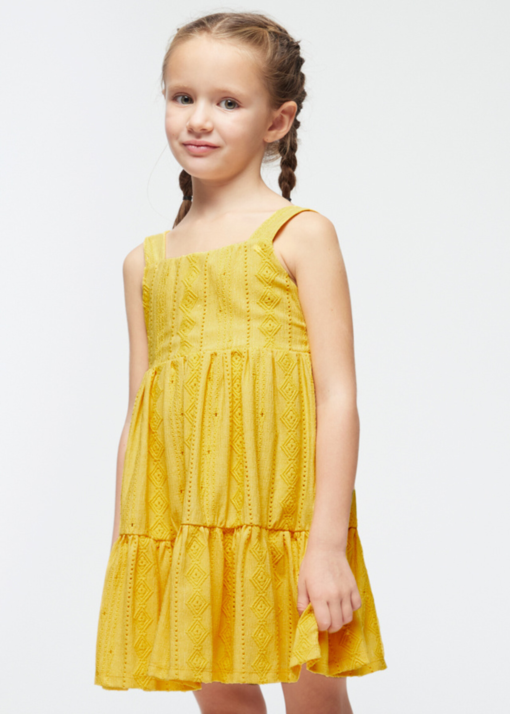 Mayoral Mini Girl            3950 Dress                         Honey