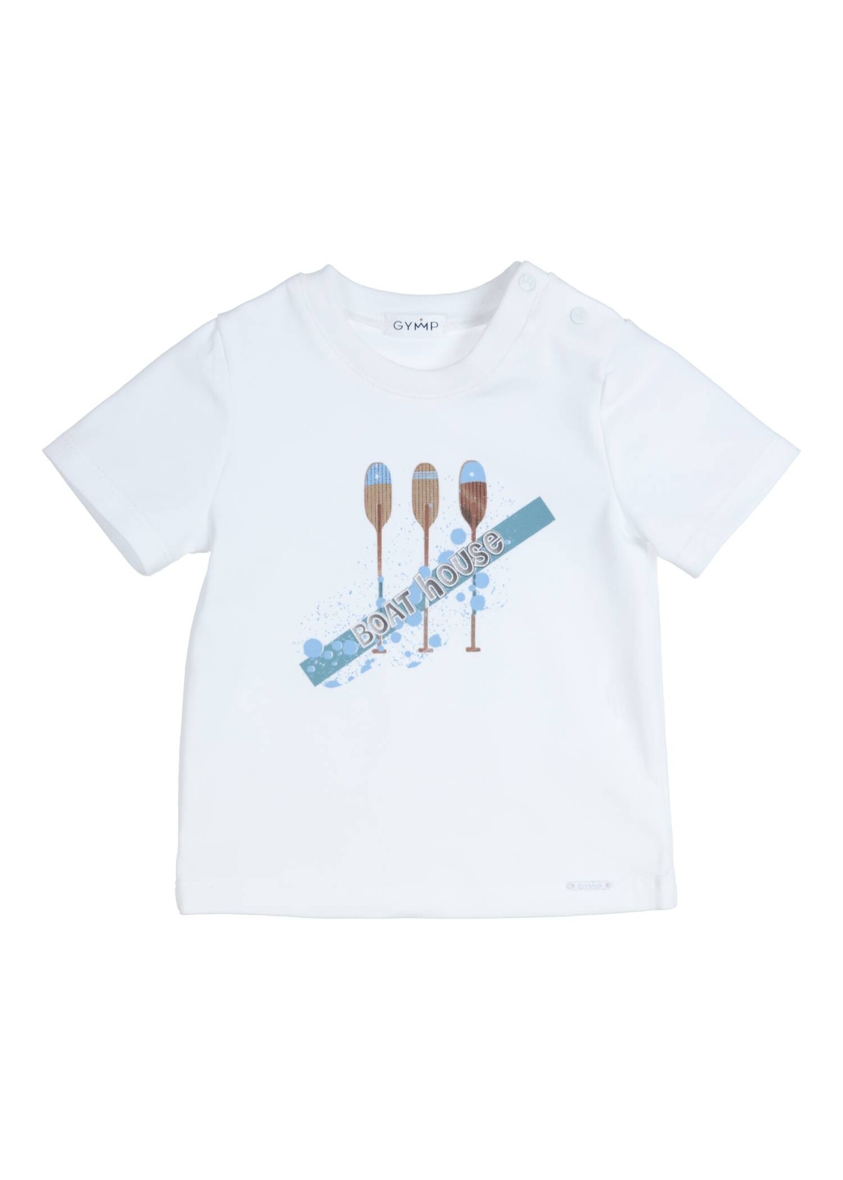 Gymp Boys T-shirt Aerobic Boat house 353-4436-20 White