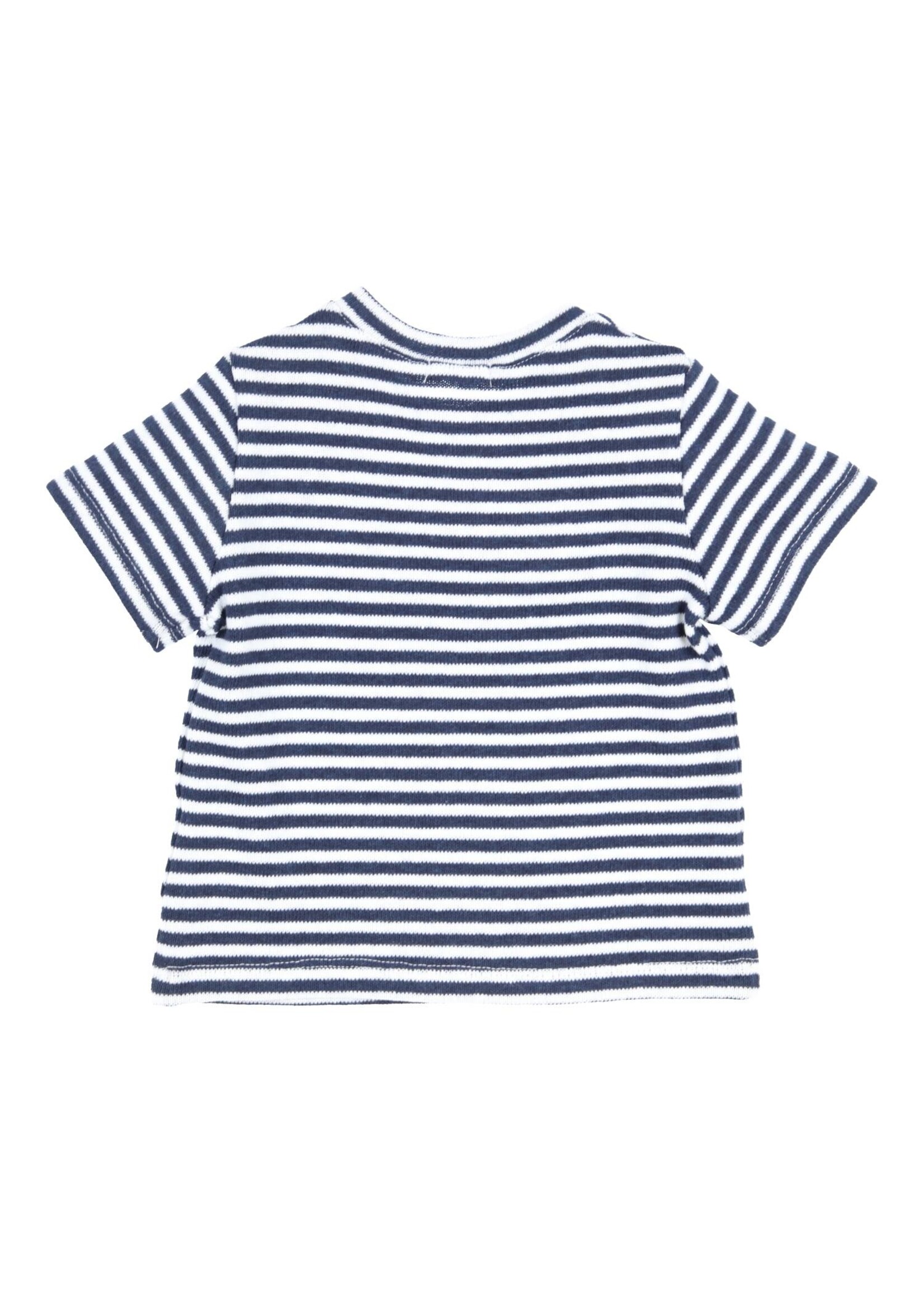 Gymp Boys T-shirt Hook Yay all Day 353-4383-20 Navy - White