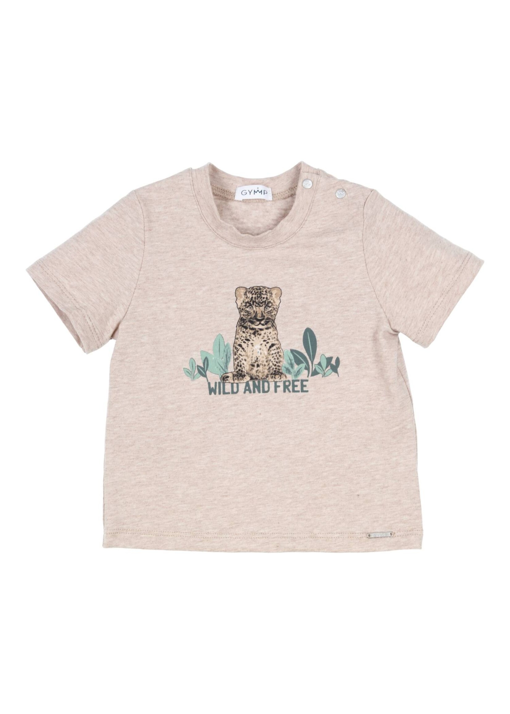 Gymp Boys T-shirt Aerochine Wild and Free 353-4378-20 Beige