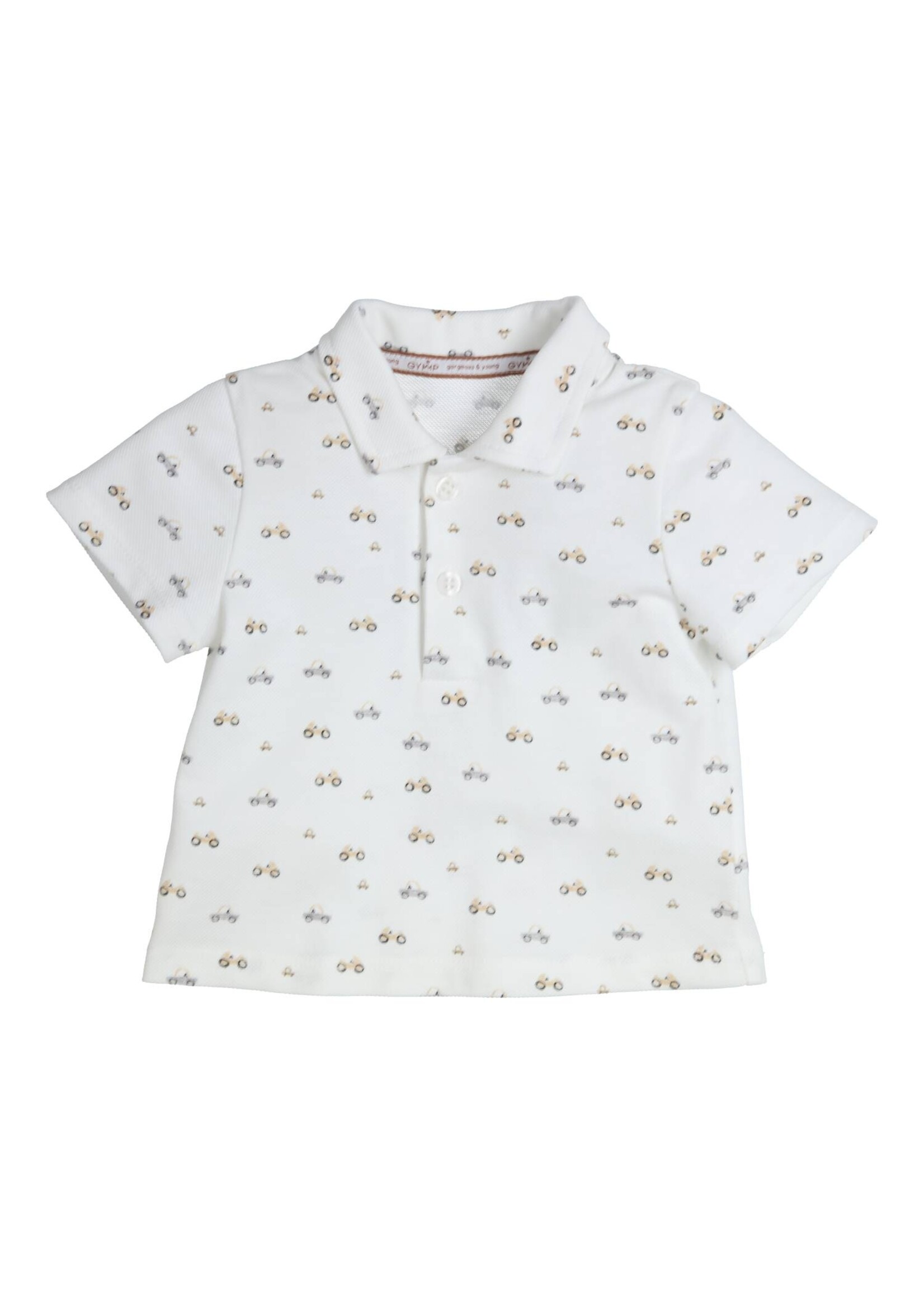 Gymp Boys Polo Smart 353-4156-20 White - Beige