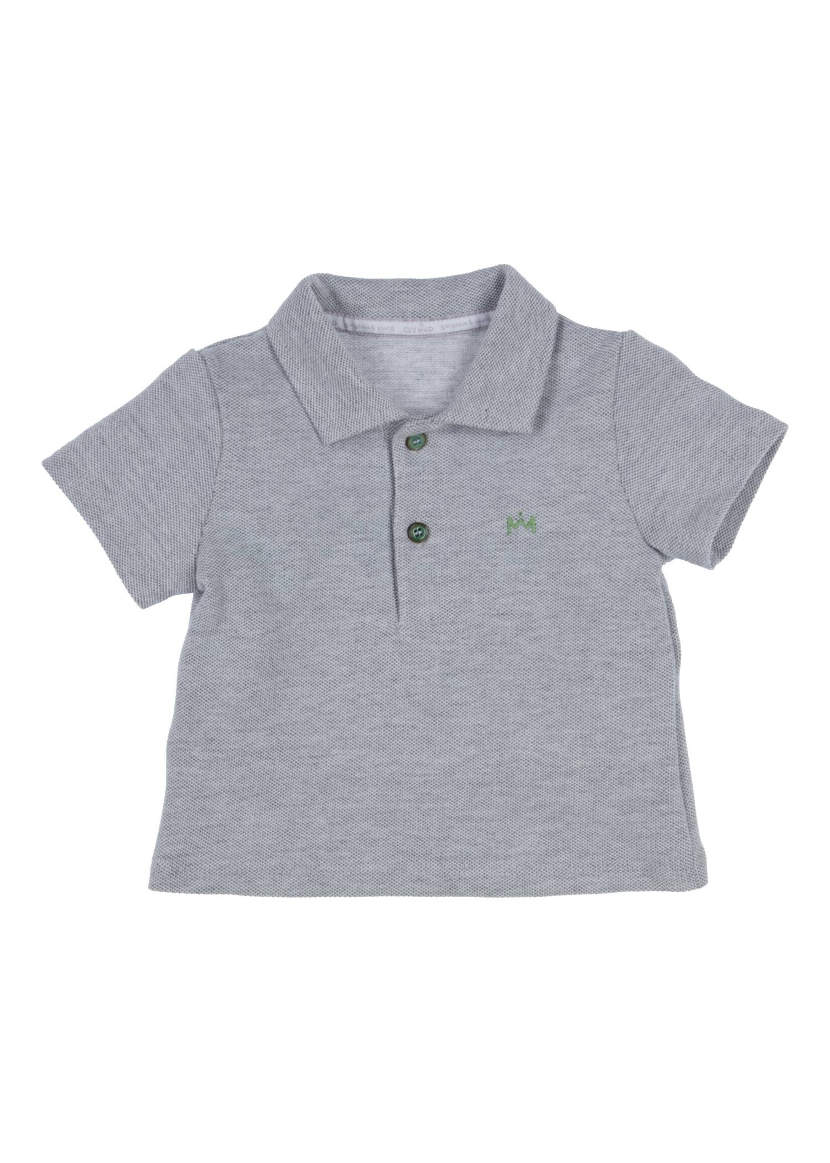 Gymp Boys Polo Piek 353-4152-20 Grey Melange