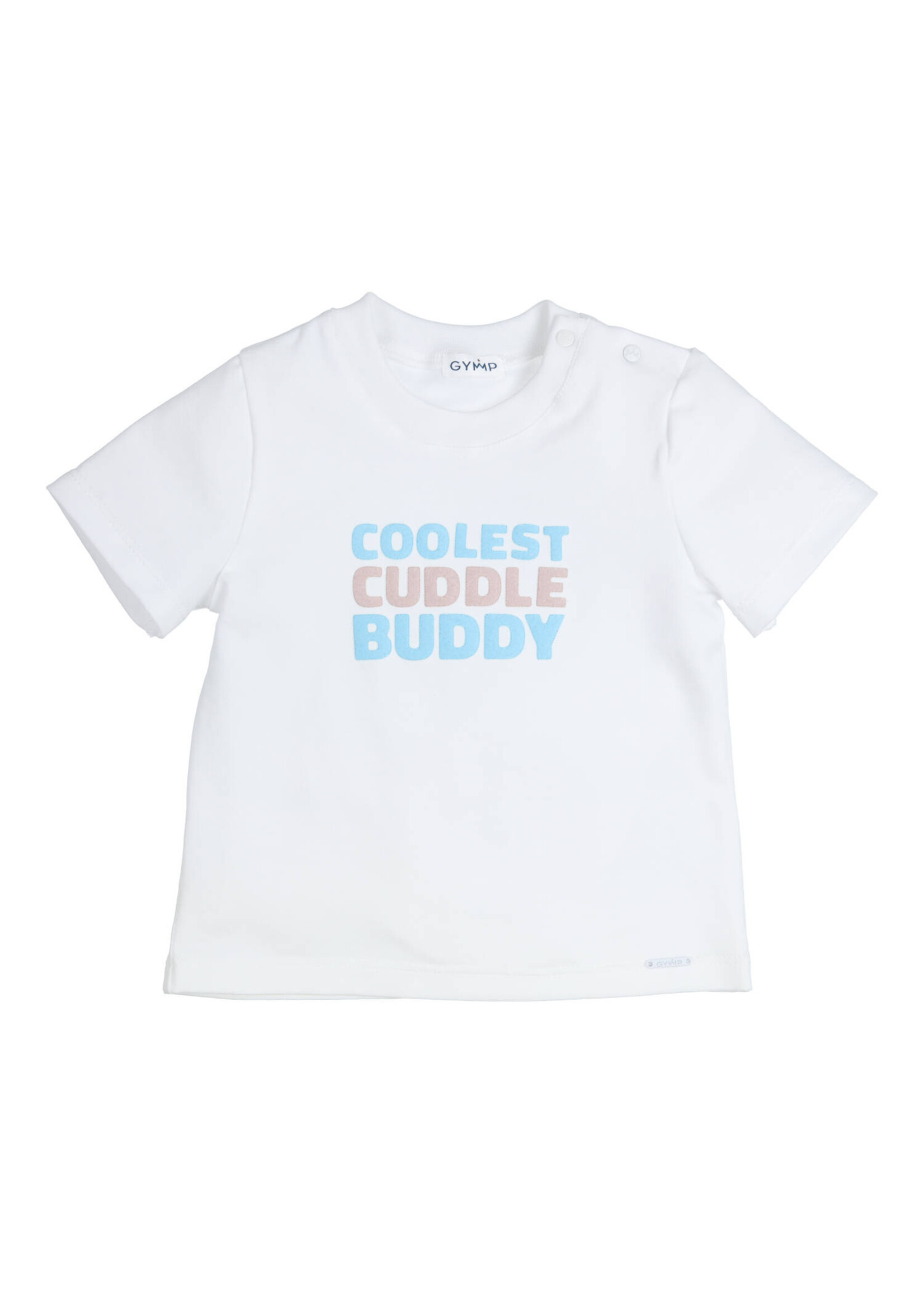 Gymp Boys T-shirt Aerobic Coolest Cuddle Buddy 353-4117-20 White