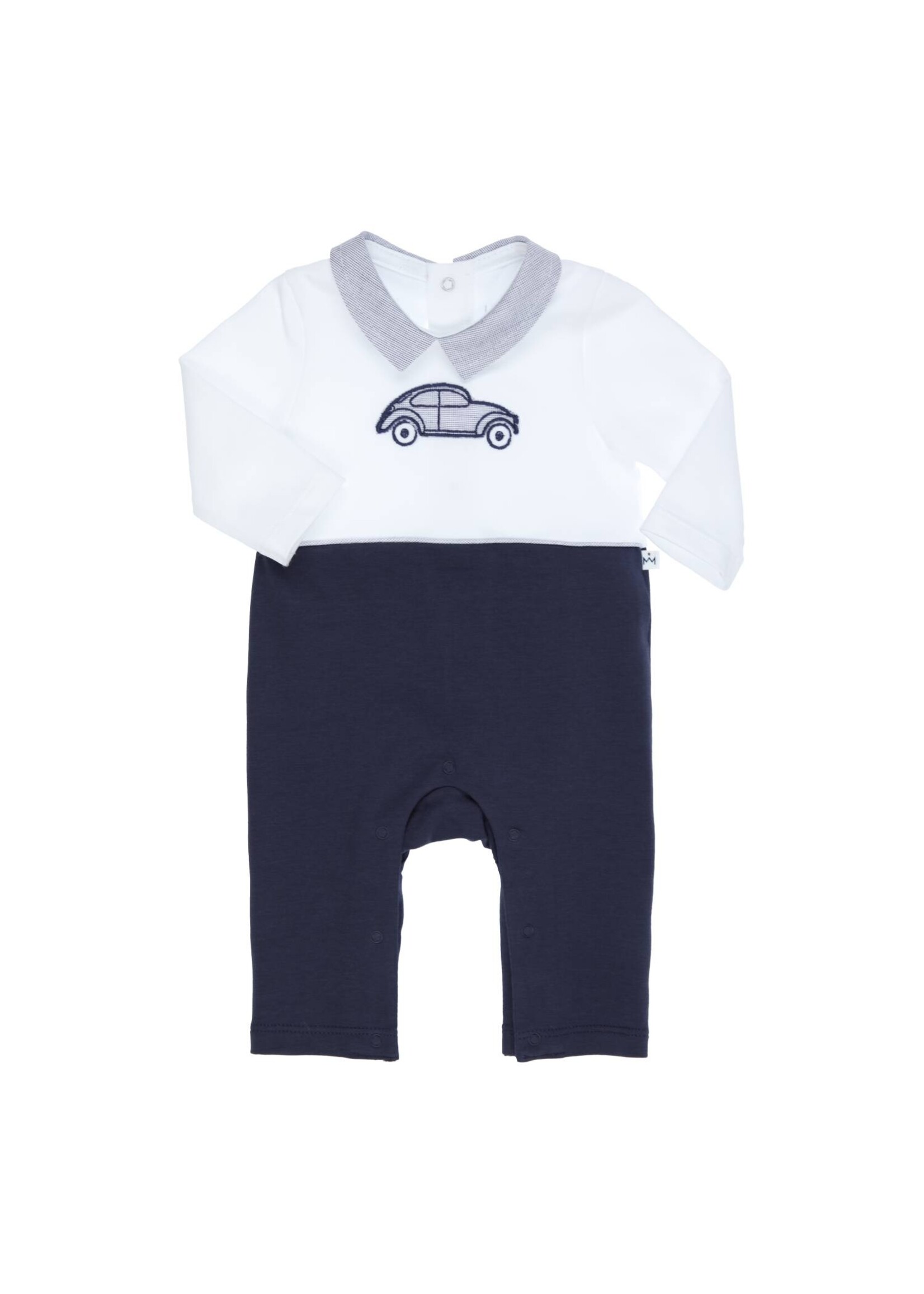 Gymp Boys Creepersuit Aerobic 480-4351-21 Dark Blue - White