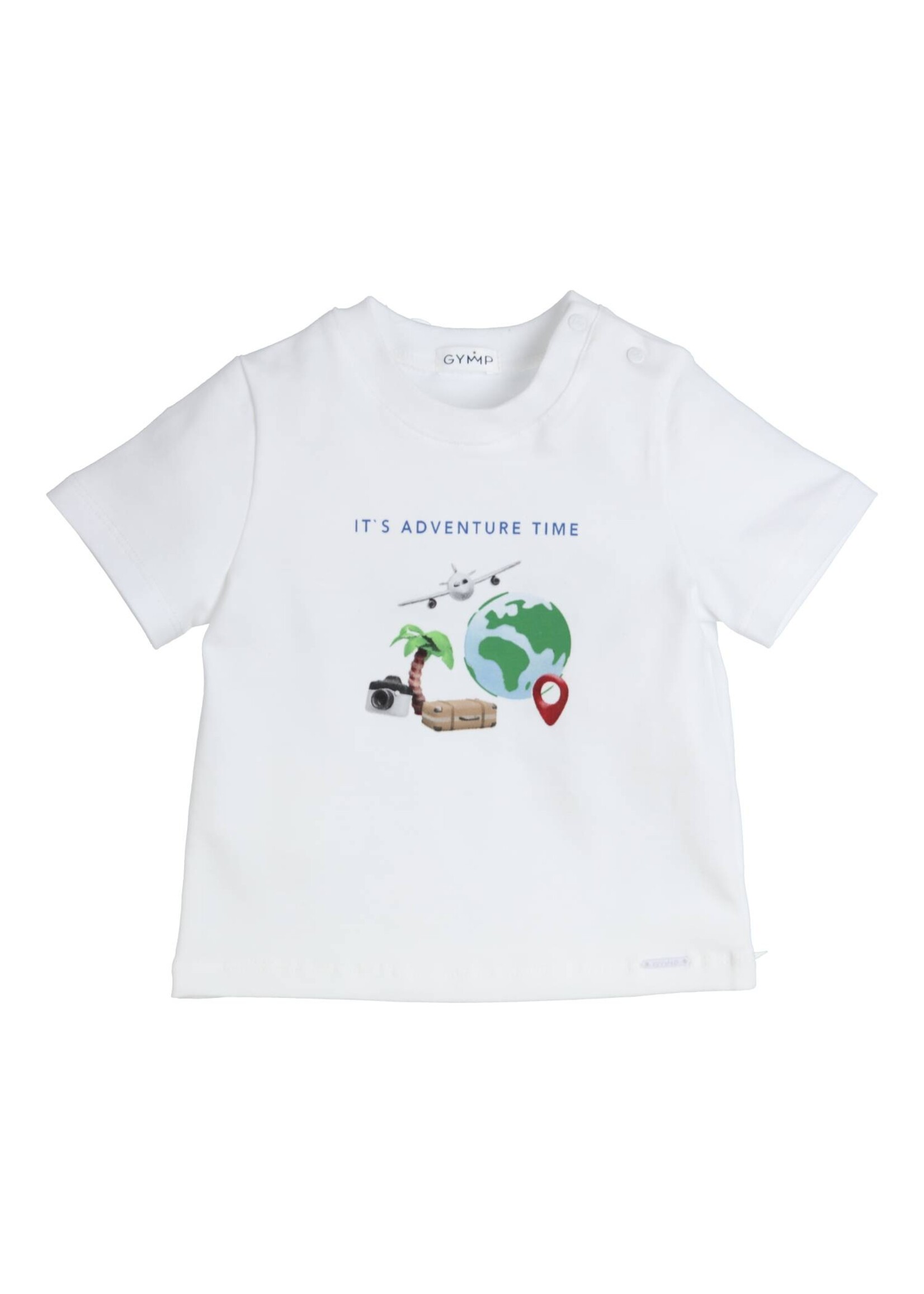 Gymp Boys T-shirt Aerobic It's adventure time 353-4449-20 White