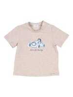 Gymp Boys T-shirt Aerochine Let's go racing 353-4442-20 Beige