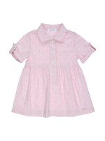 Gymp Girls Dress Elise 470-4149-10 Old Rose - Off White