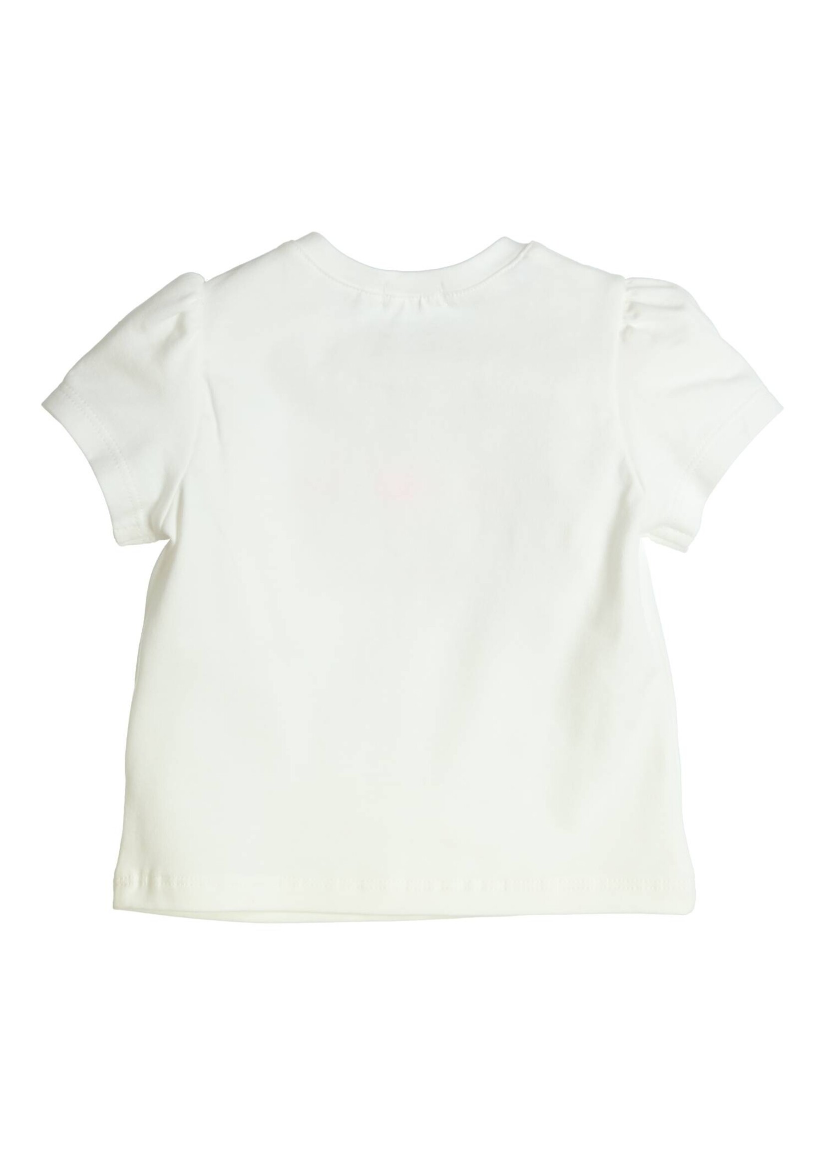 Gymp Girls T-shirt Aerobic Be Flamazing 353-4356-10 Off White - Rose