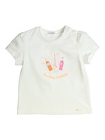 Gymp Girls T-shirt Aerobic Feeling bubbly 353-4355-10 Off White