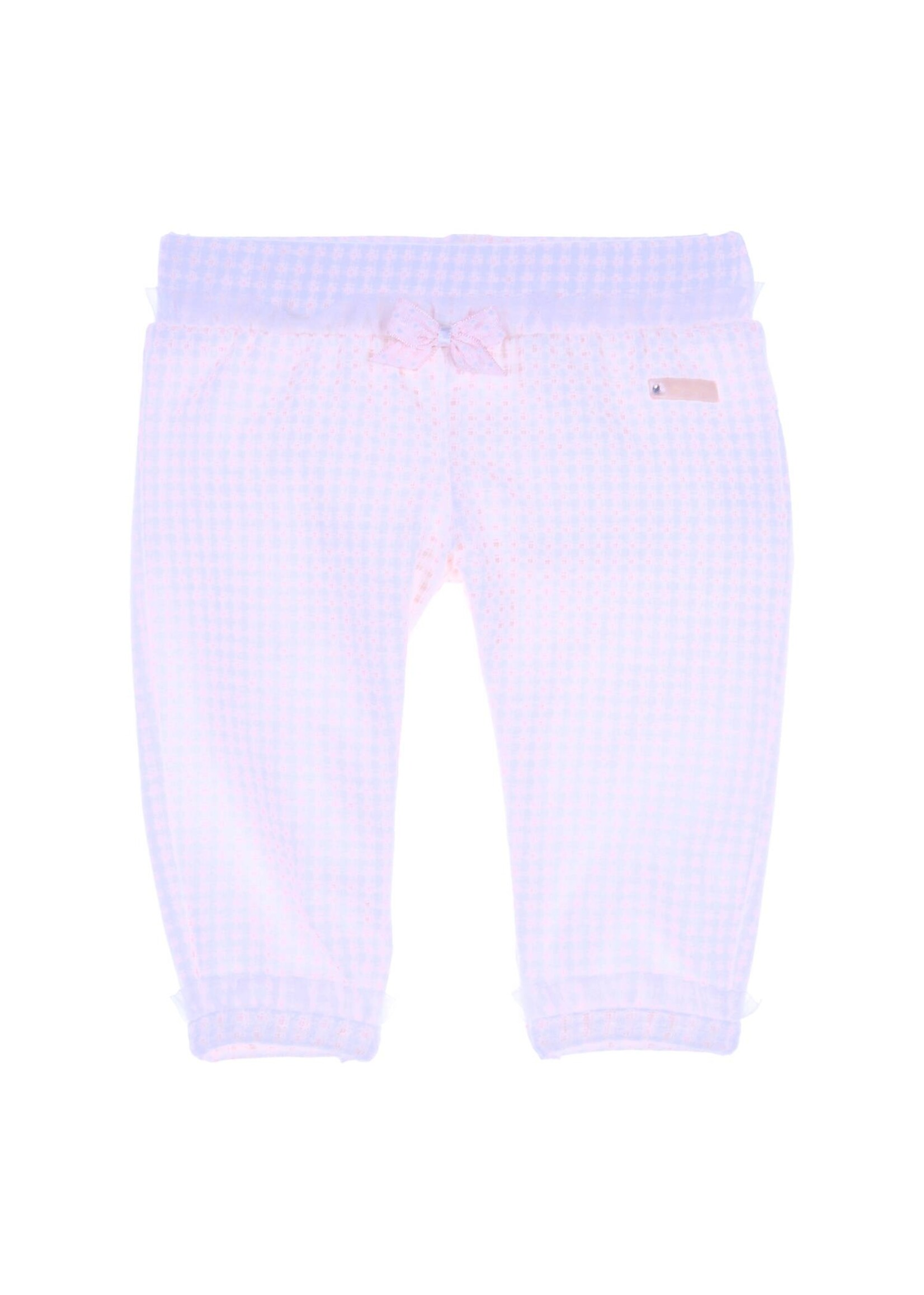 Gymp Girls Trousers Flo 410-4326-11 Light Pink - White