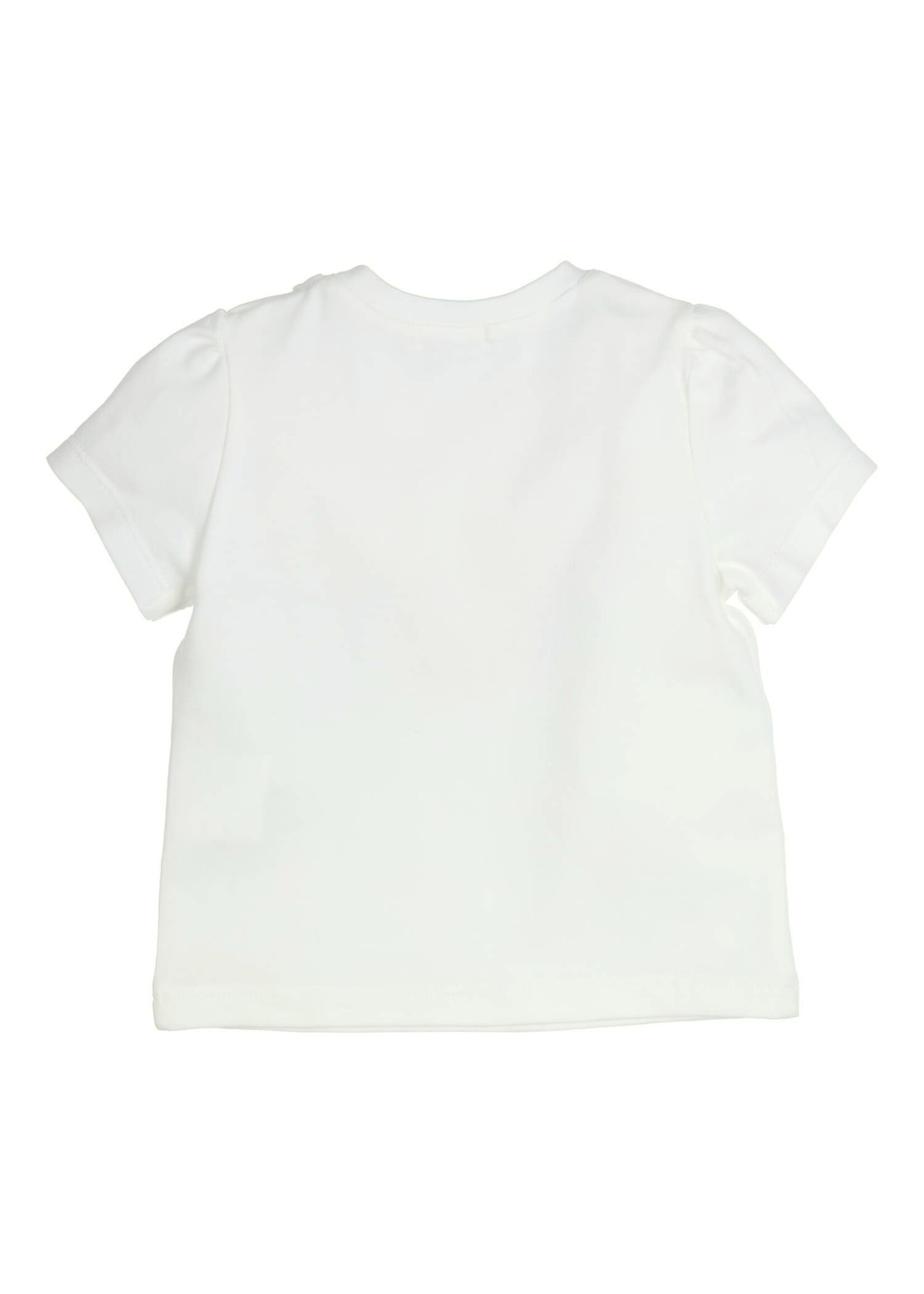 Gymp Girls T-shirt Aerobic 353-4294-10 C is for Off White