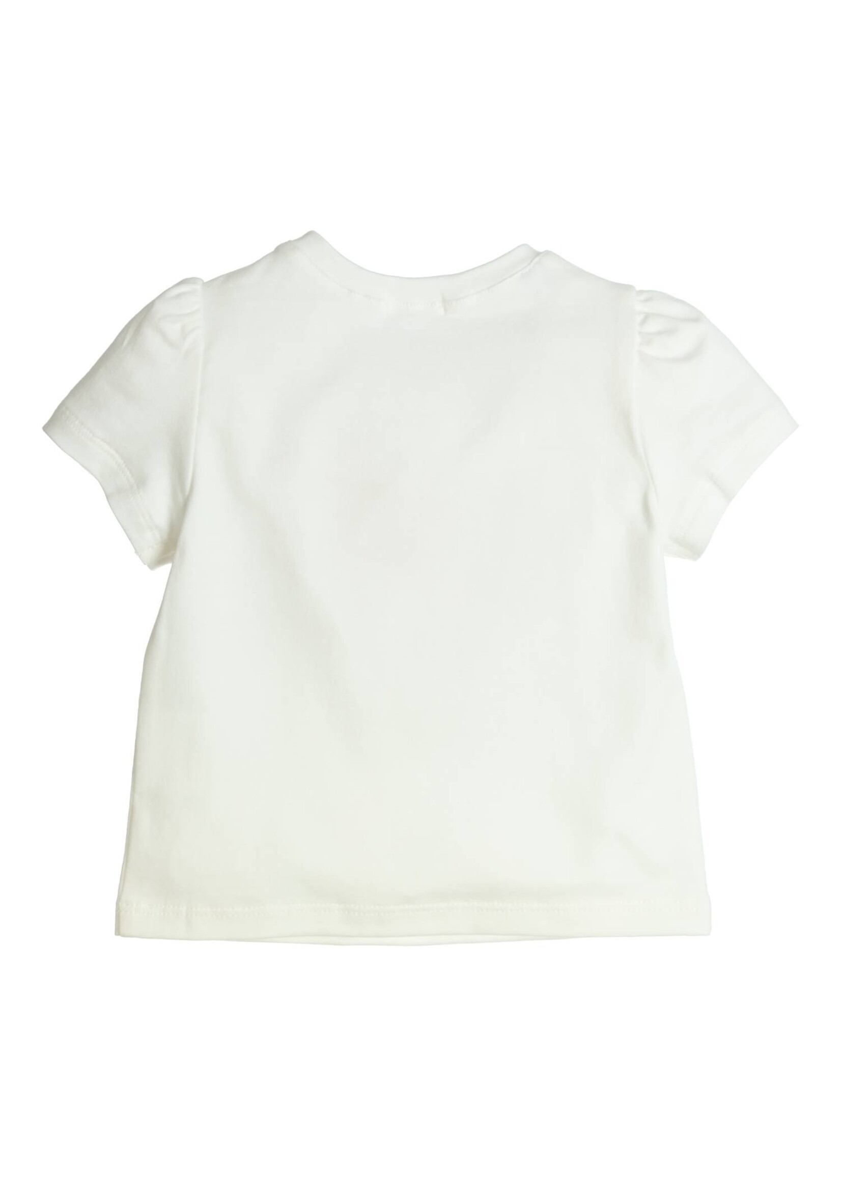 Gymp Girls T-shirt Aerobic Florida Orange 353-4238-10 Off White
