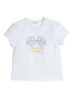 Gymp Girls T-shirt Aerobic Daisies are like Sunshine 353-4237-10 White