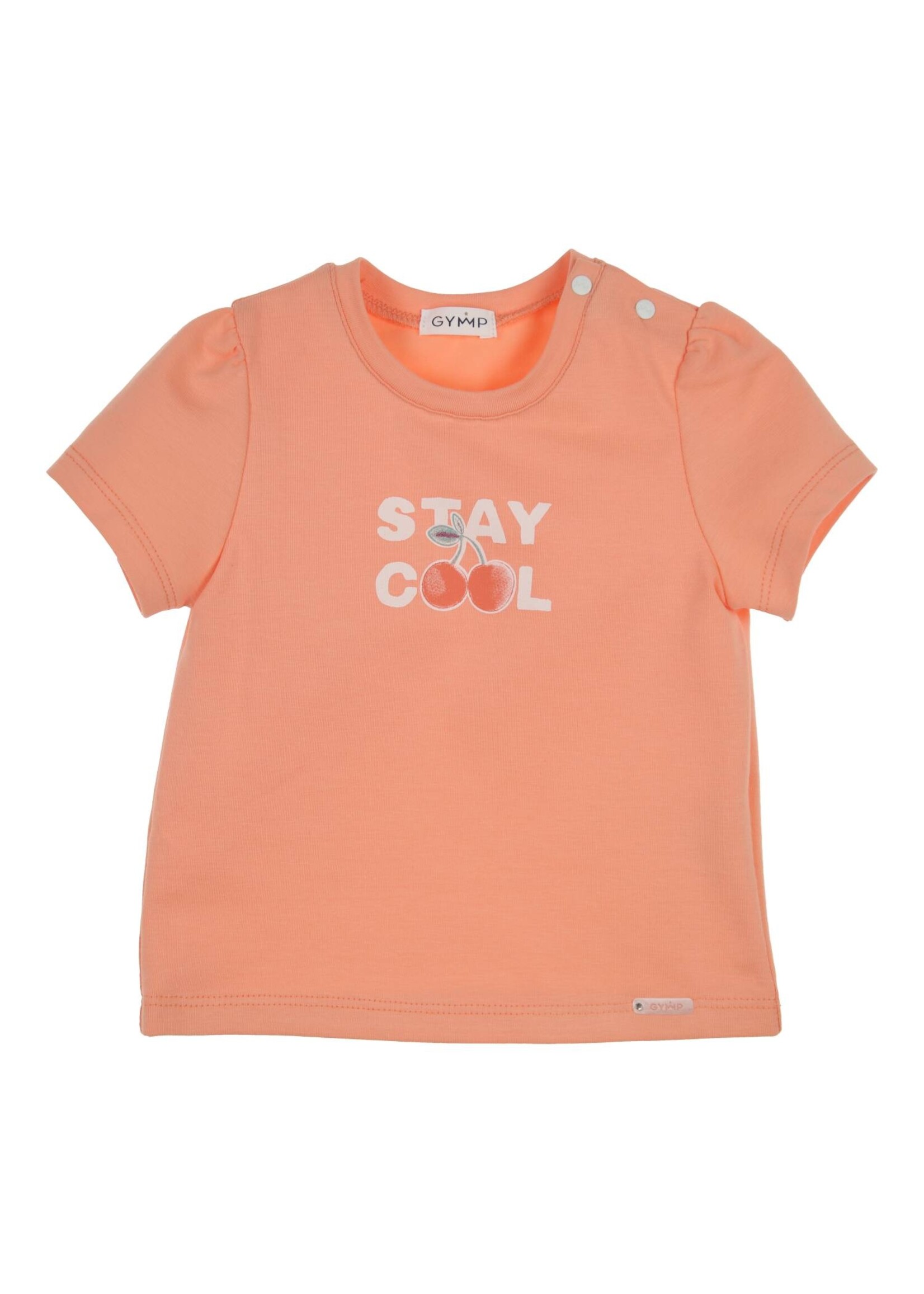 Gymp Girls T-shirt Aerobic Stay Cool 353-4235-10 Orange