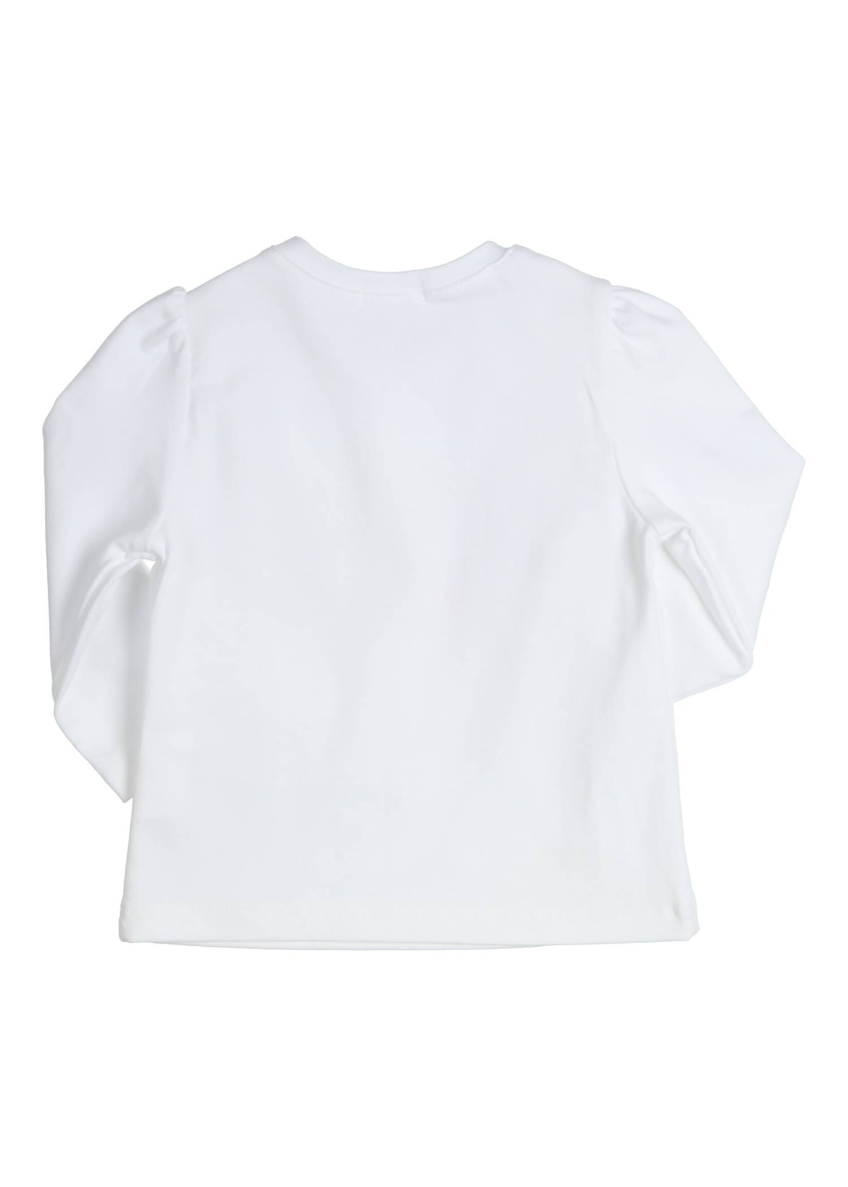 Gymp Girls Longsleeve Aerobic Yay for today 352-4259-10 White