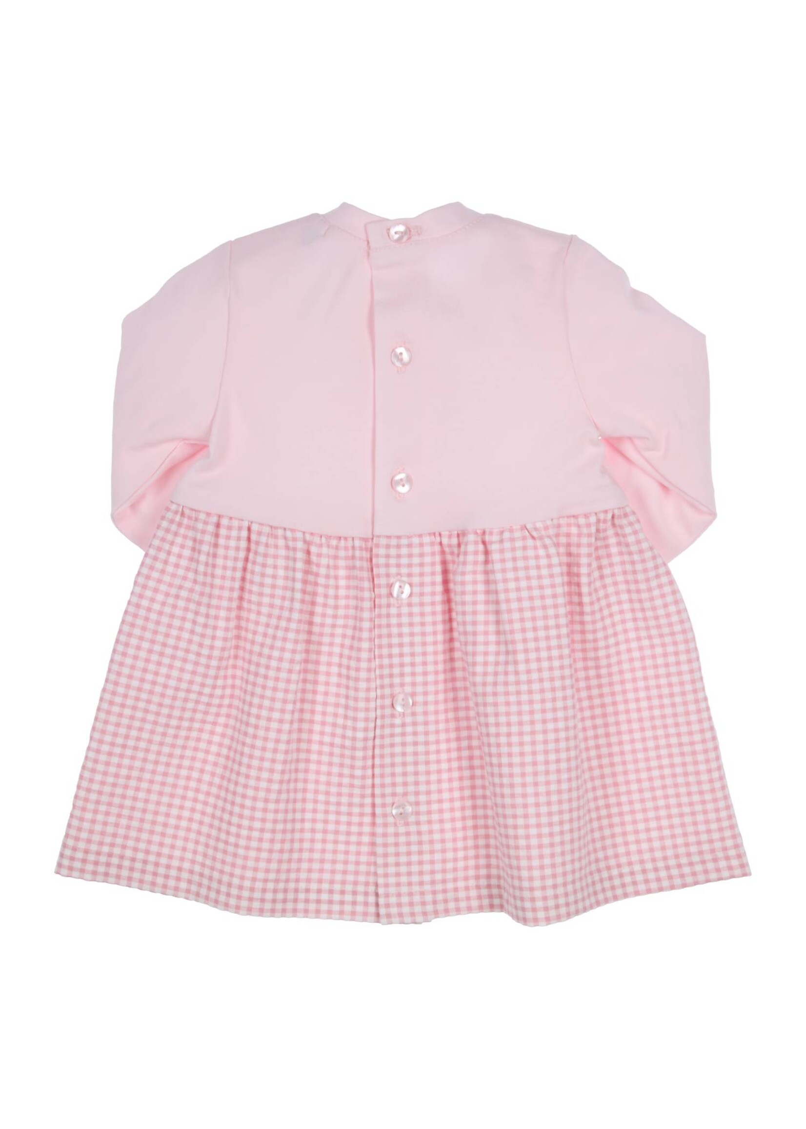 Gymp Girls Dress Vanity 470-4393-10 Old Rose - Off White