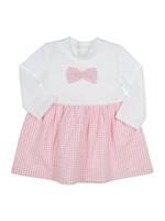 Gymp Girls Dress Vanity 470-4393-10 Off White - Old Rose