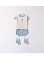 Ido 38620 SHORT SLEEVED SET BLUE